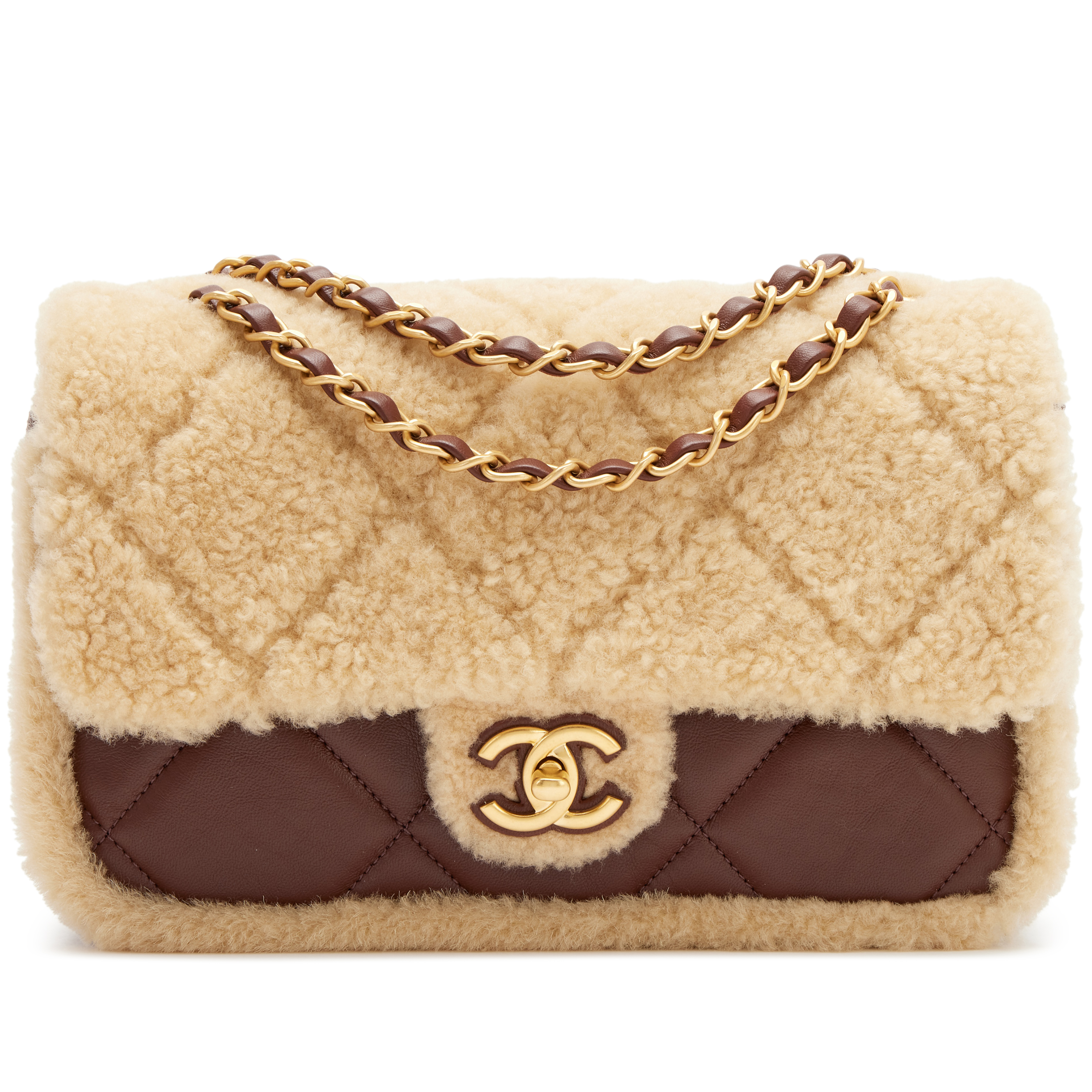 chanel-beige-quilted-teddy-