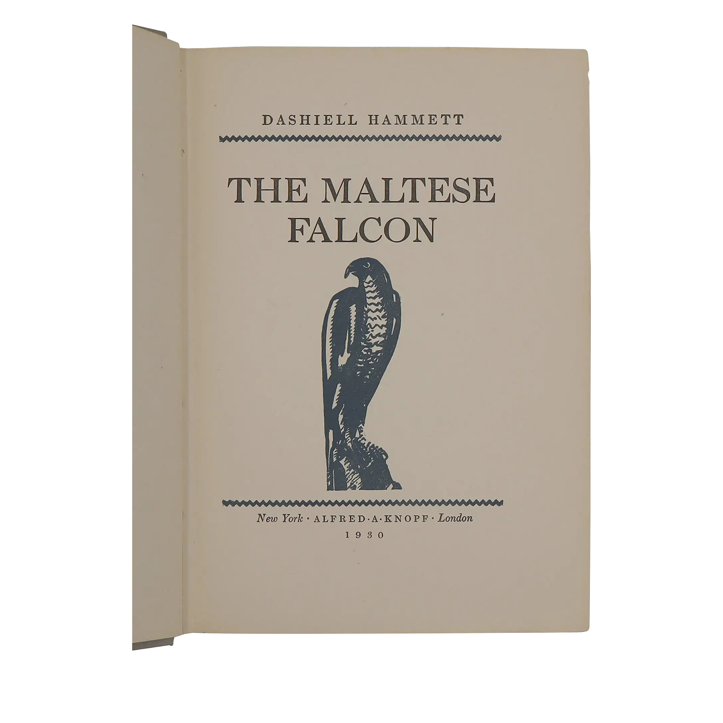 Dashiell Hammett Vintage The Maltese Falcon First Edition First