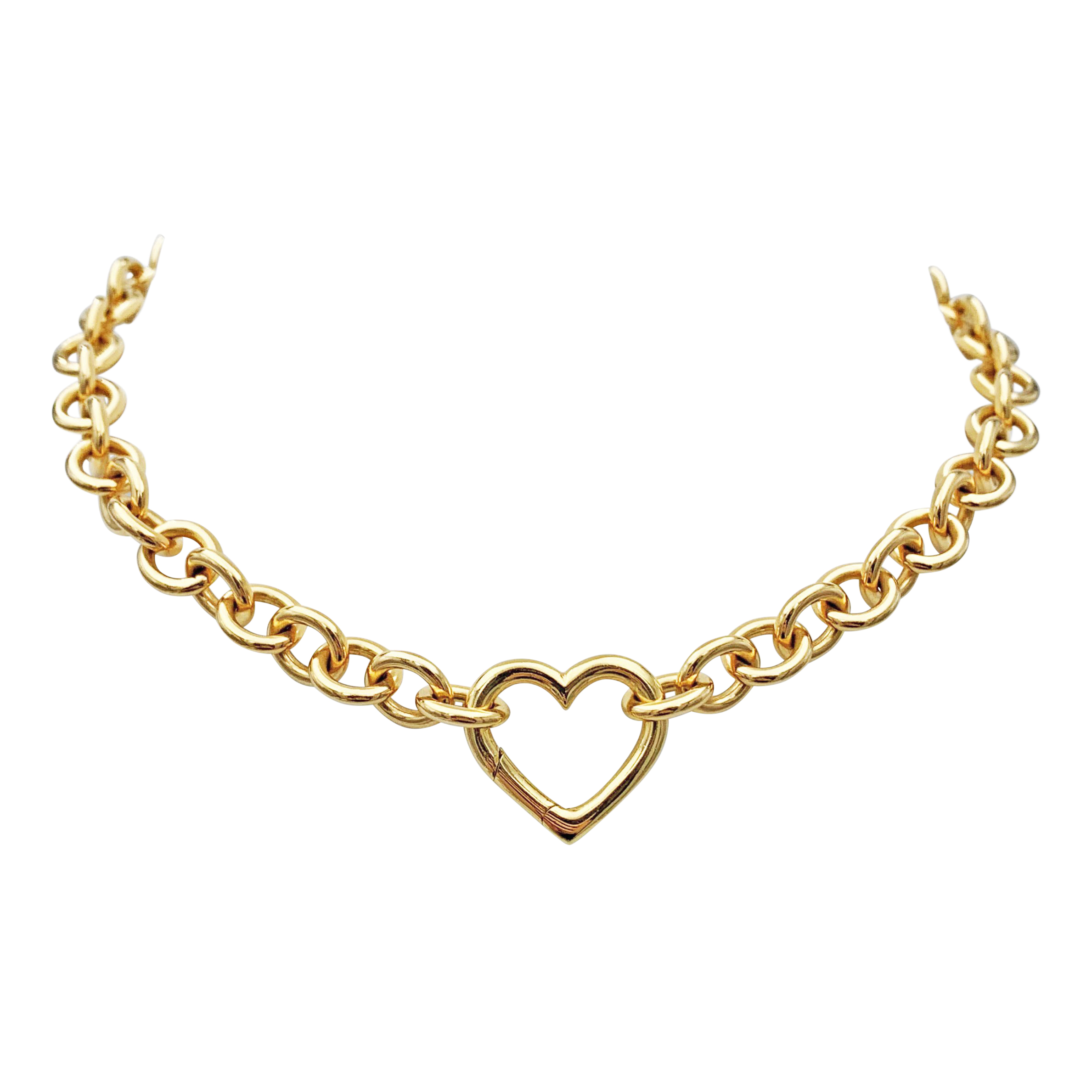Tiffany Heart Pendant Rolo Chain Necklace Available For