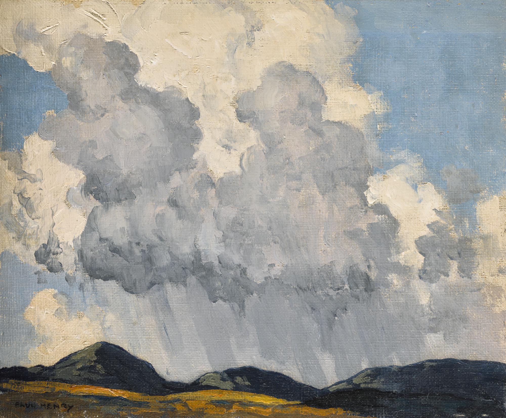 PAUL HENRY, R.H.A., R.U.A. SHOWERY DAY, CONNEMARA Irish Art