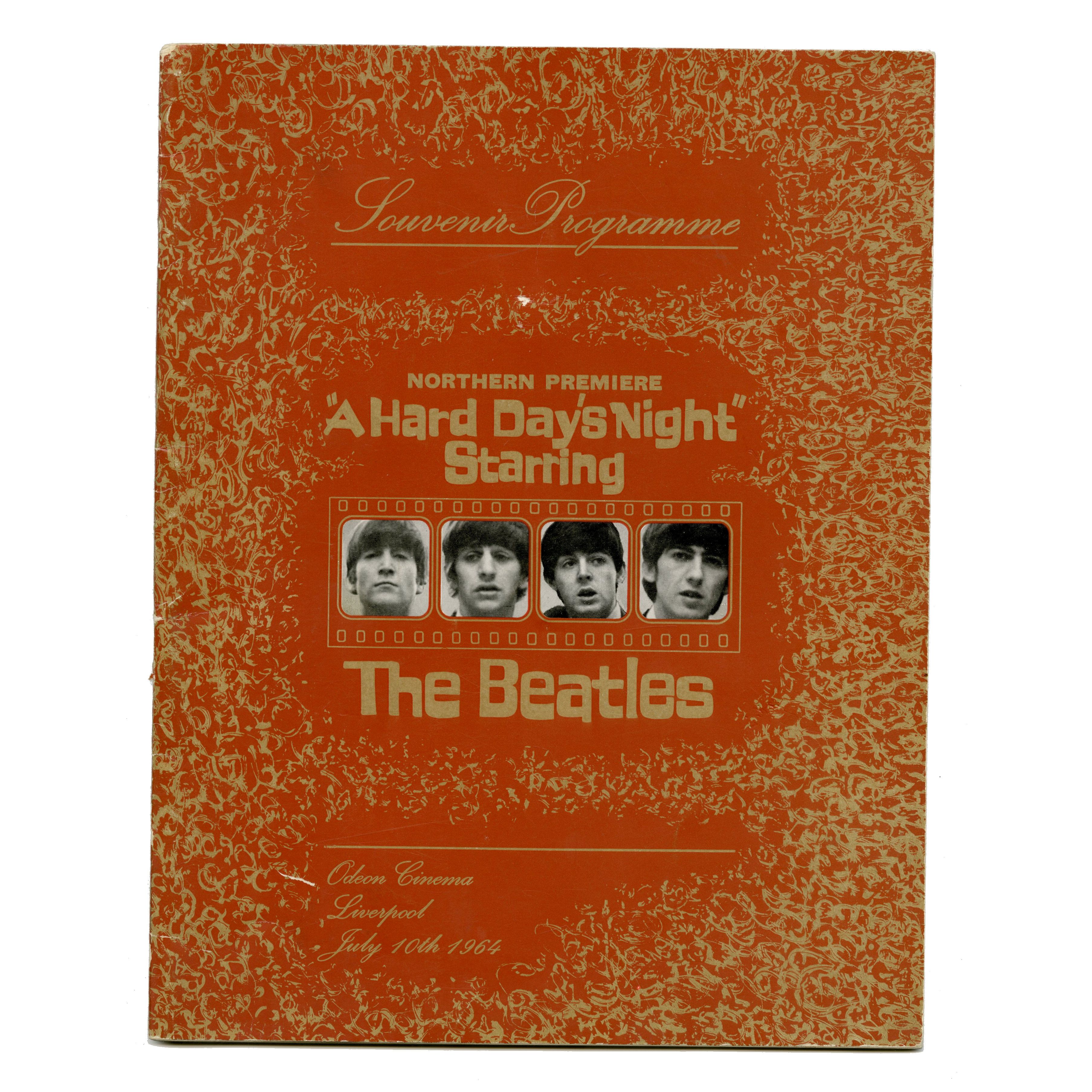The Beatles Vintage A Hard Day's Night Premiere Programs Available