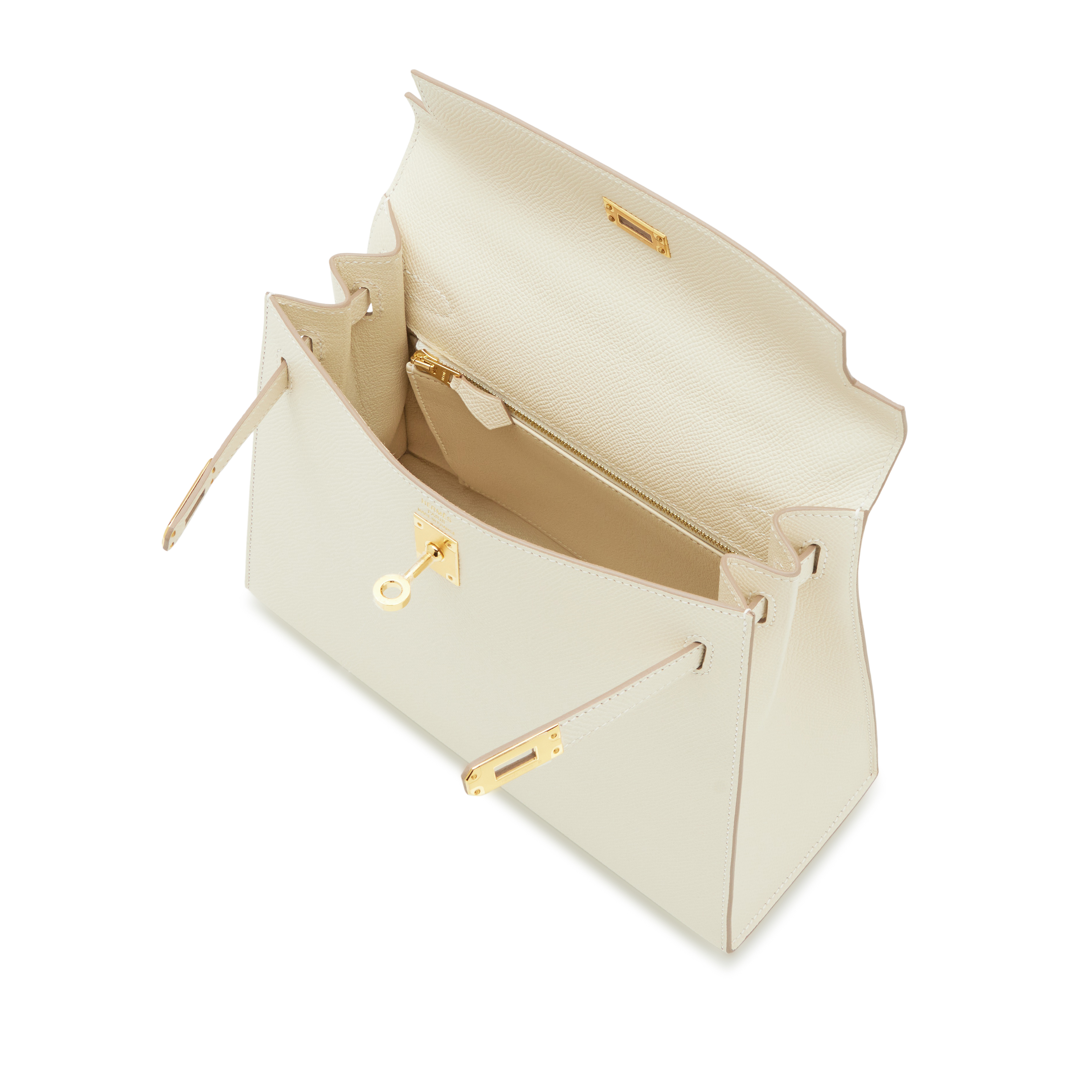 Hermès Craie Epsom Sellier Kelly 25 Gold Hardware, 2024