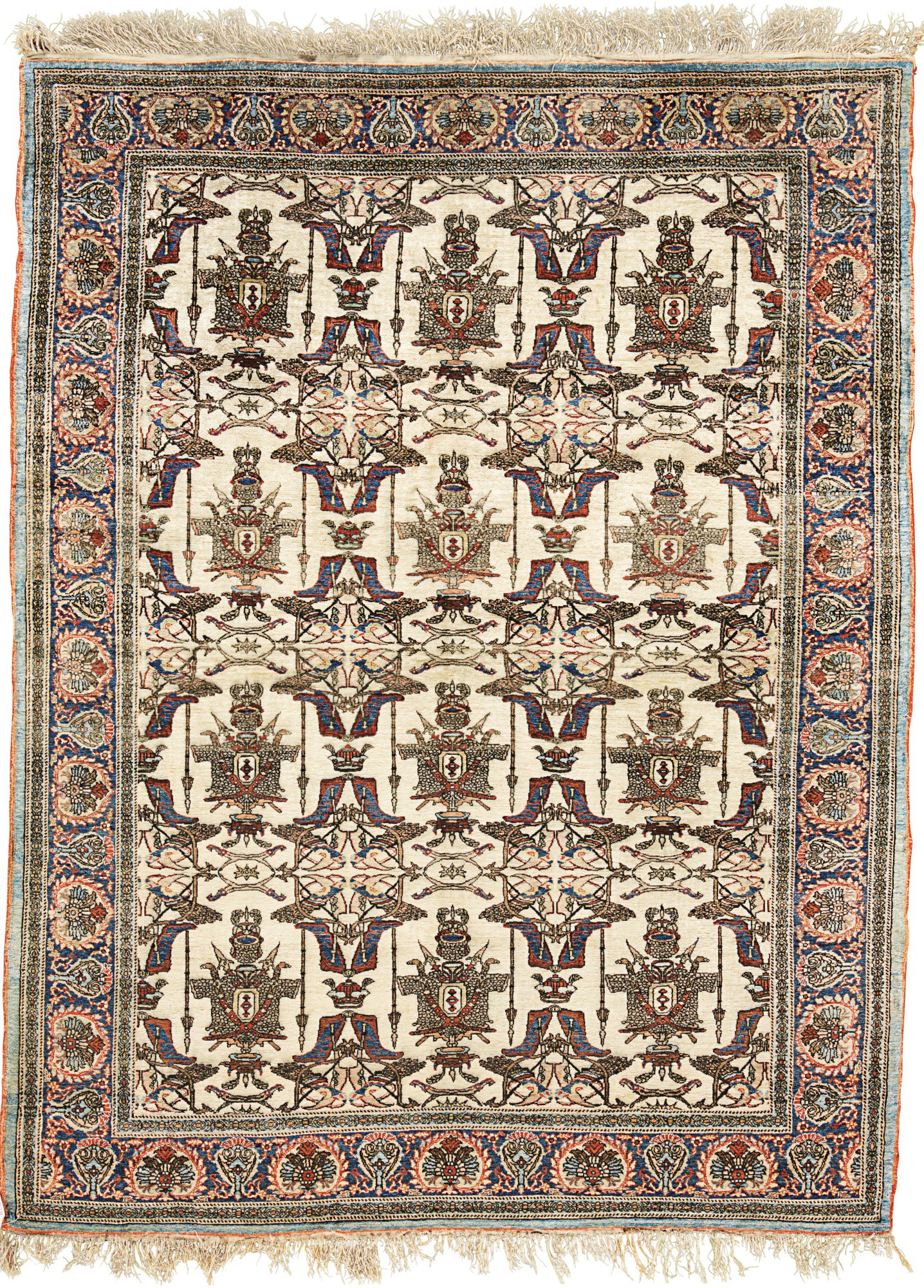 A SILK TABRIZ RUG, NORTHWEST PERSIA Arts of the Islamic World & India