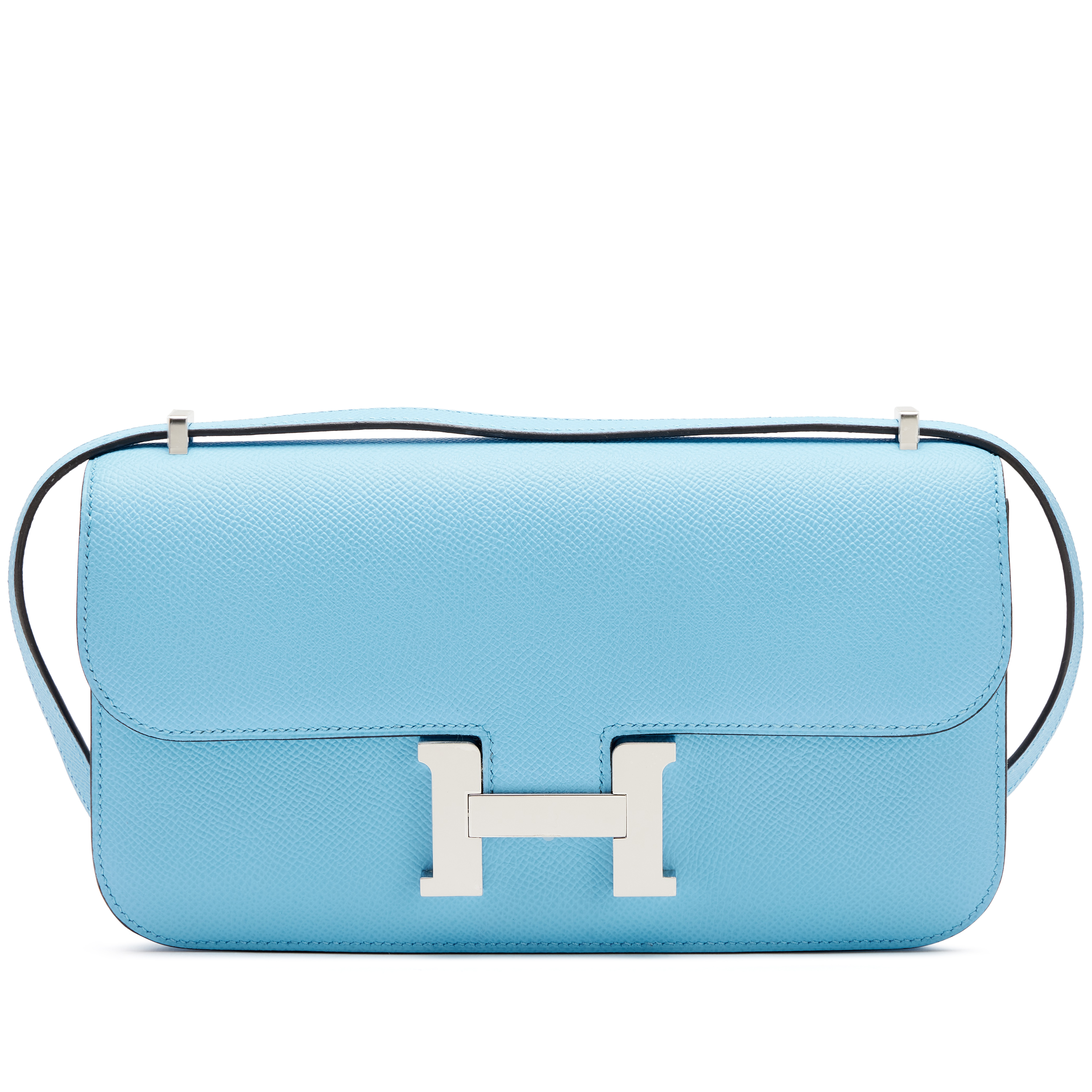 Hermès Bleu Celeste Epsom Constance Elan Palladium Hardware, 2025