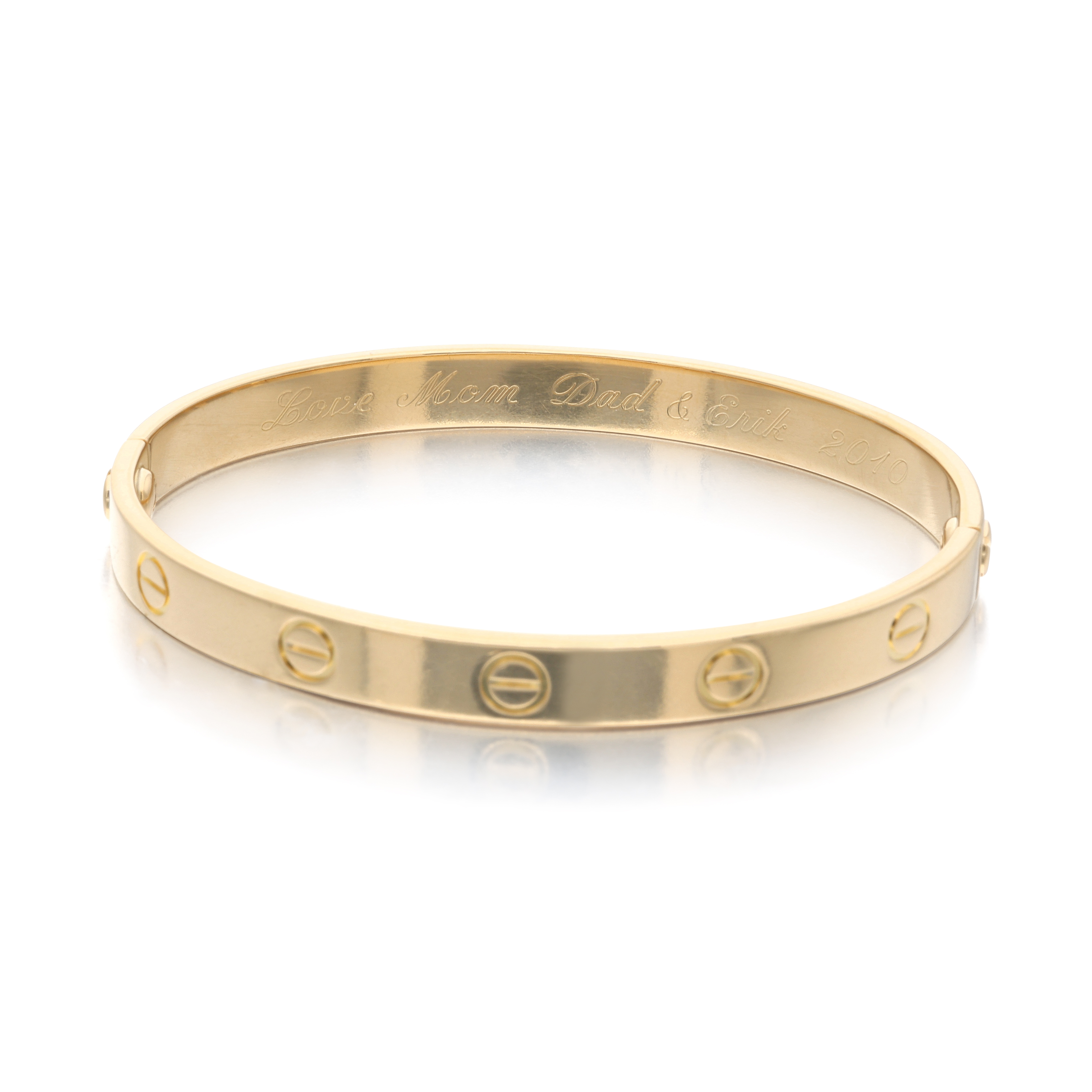 Cartier Gold Love Bangle Bracelet Available For Immediate Sale At Sotheby S