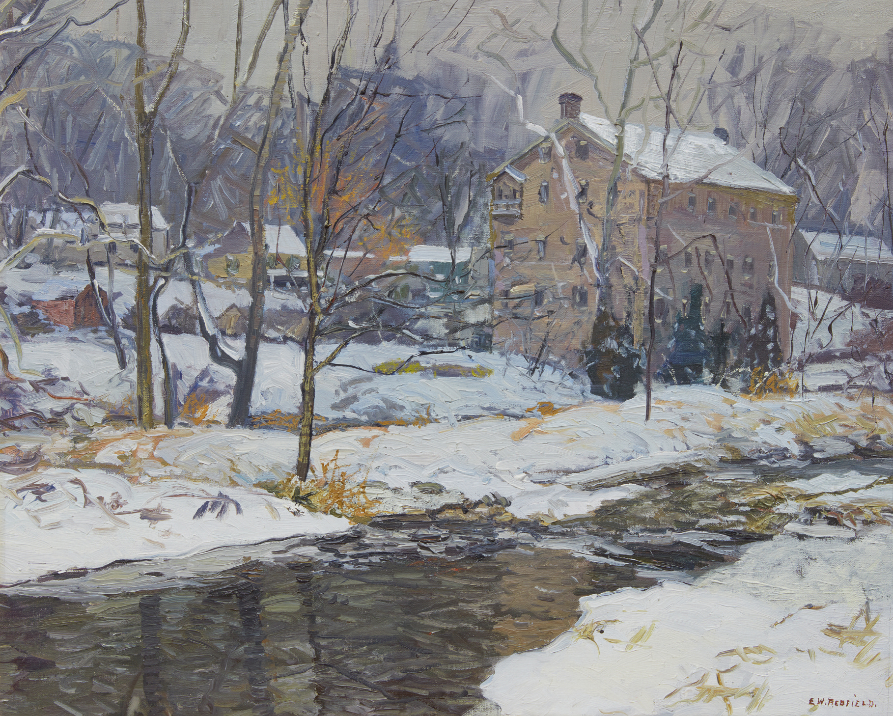 EDWARD WILLIS REDFIELD NEW HOPE MILL American Art 2020 Sotheby's