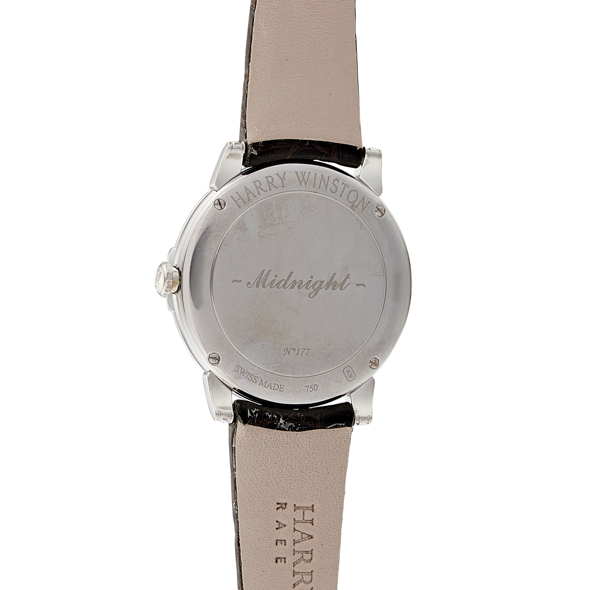 Harry Winston Midnight Reference 450/LQ32W, A White Gold Quartz