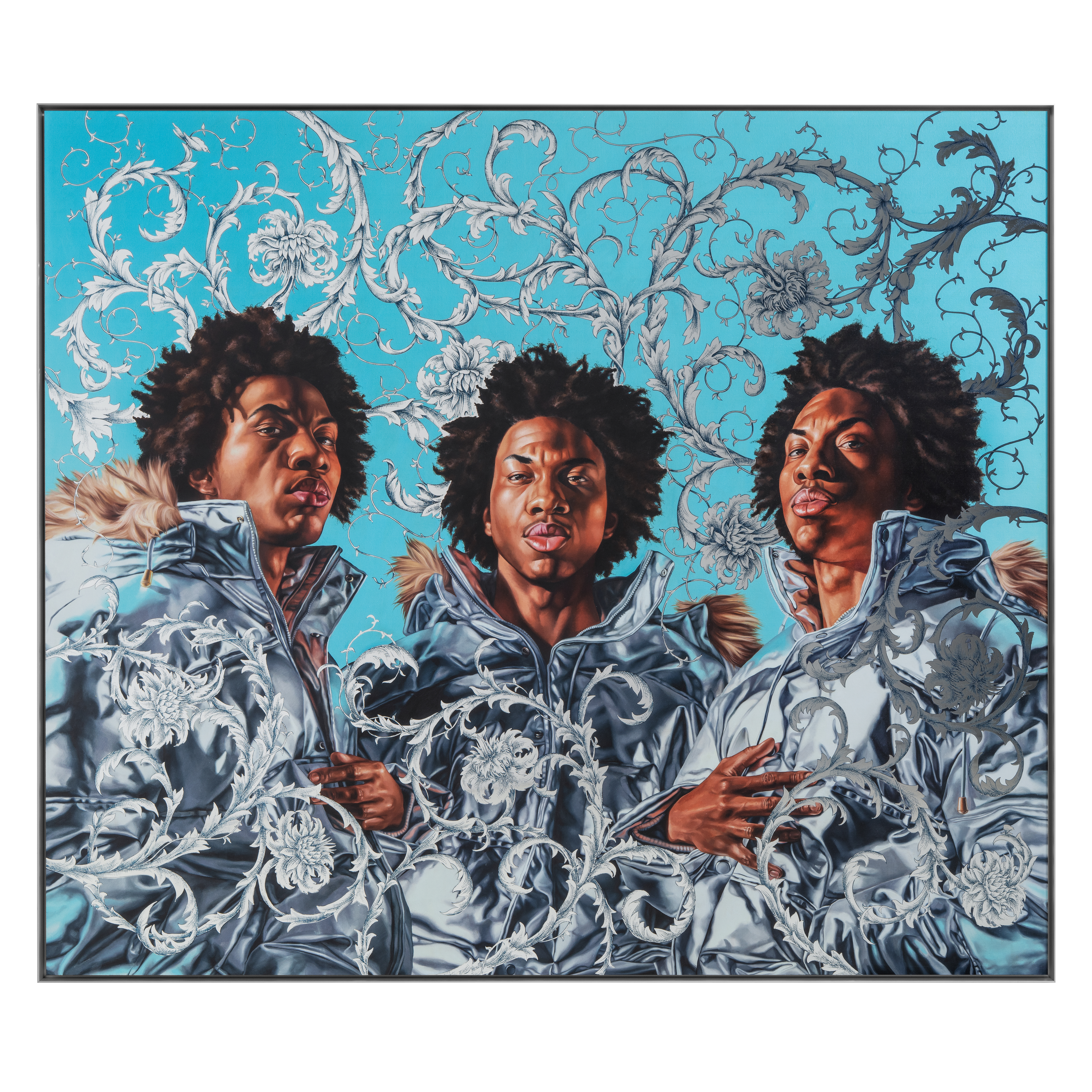 Kehinde Wiley Triple Portrait Of Charles II | Blue Available For