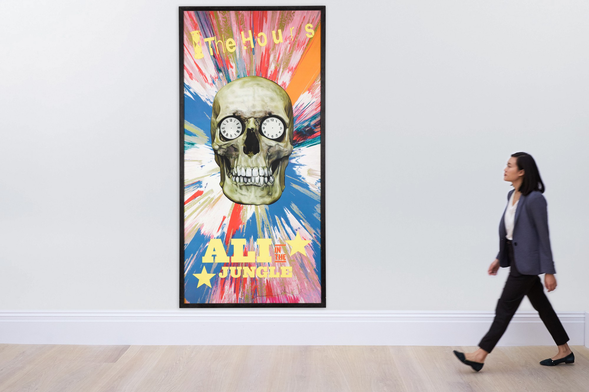 DAMIEN HIRST THE HOURS PROMOTIONAL POSTER THE SPIN POSTER Made in