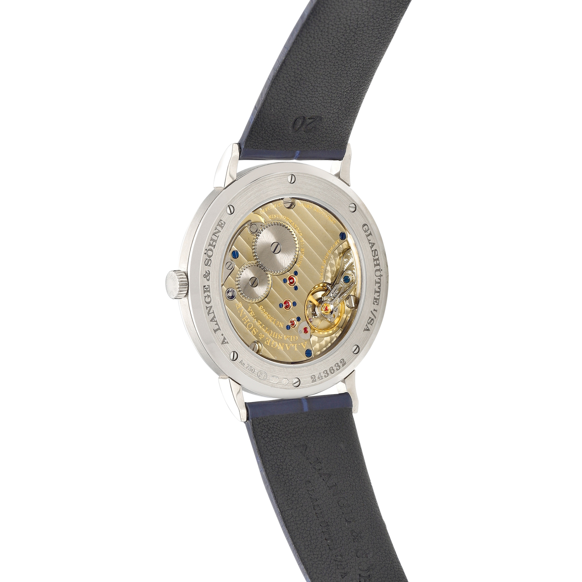 A. Lange & Söhne Saxonia (Reference 205.086). A white gold wristwatch. circa 2019 - Image 3