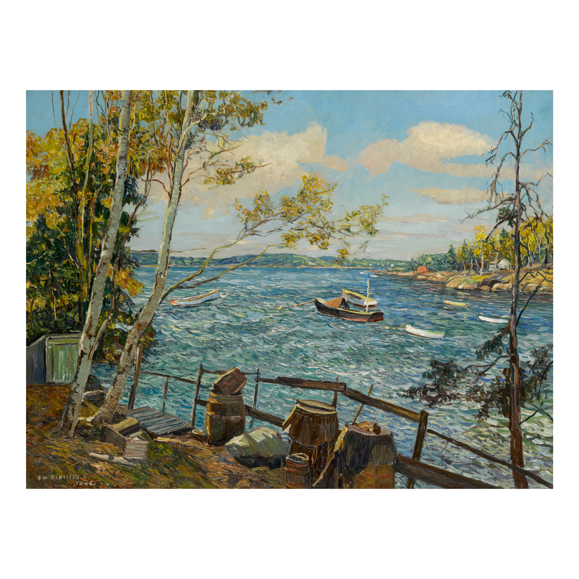 EDWARD WILLIS REDFIELD LINEKIN BAY American Art American Paintings Sotheby's
