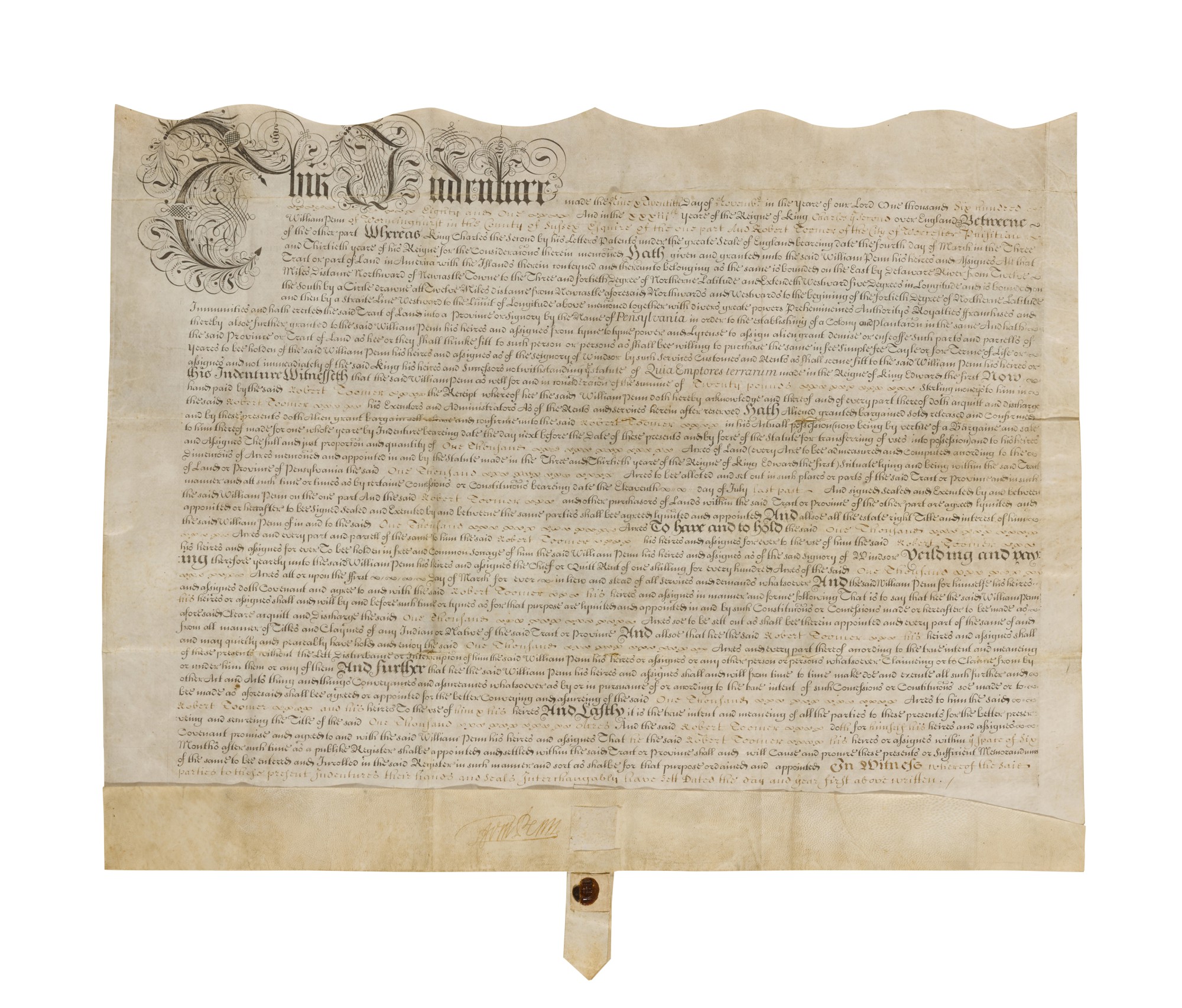 William Penn The William K. du Pont Collection Important Americana