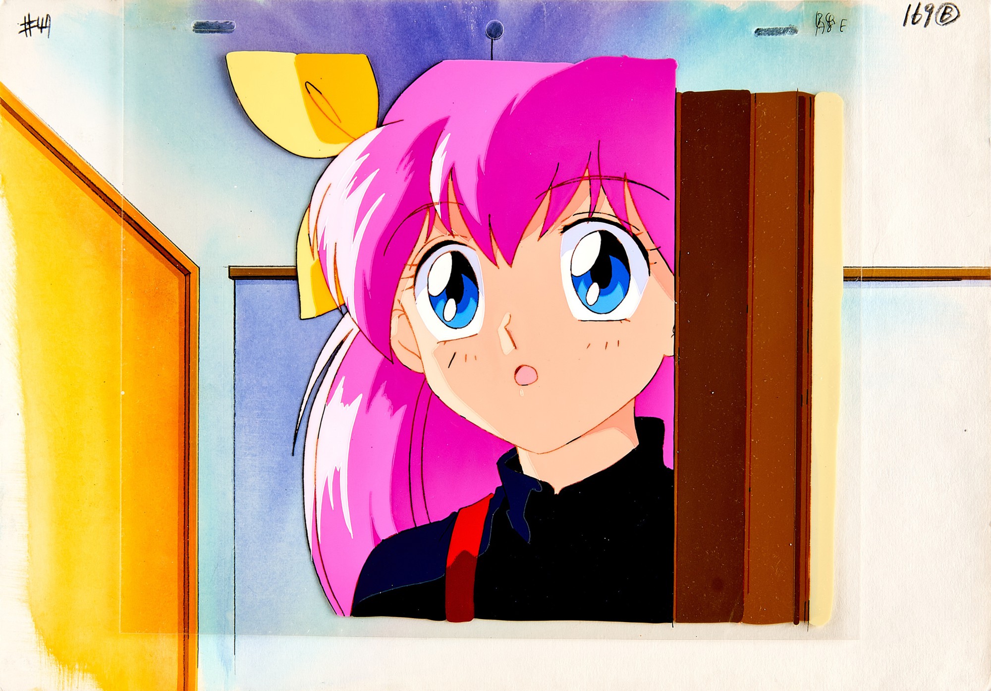 Momoko Hanasaki, In Casual Clothes Animation Cels with Genga and Hand ...