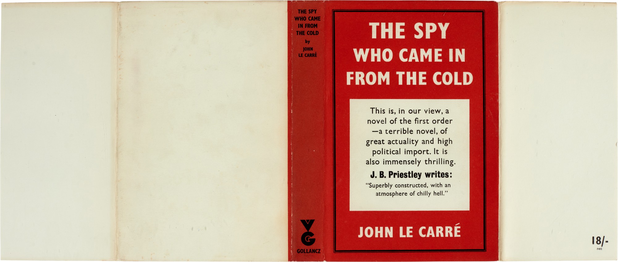 John Le Carré | The Spy Who Came in from the Cold, 1963, first edition