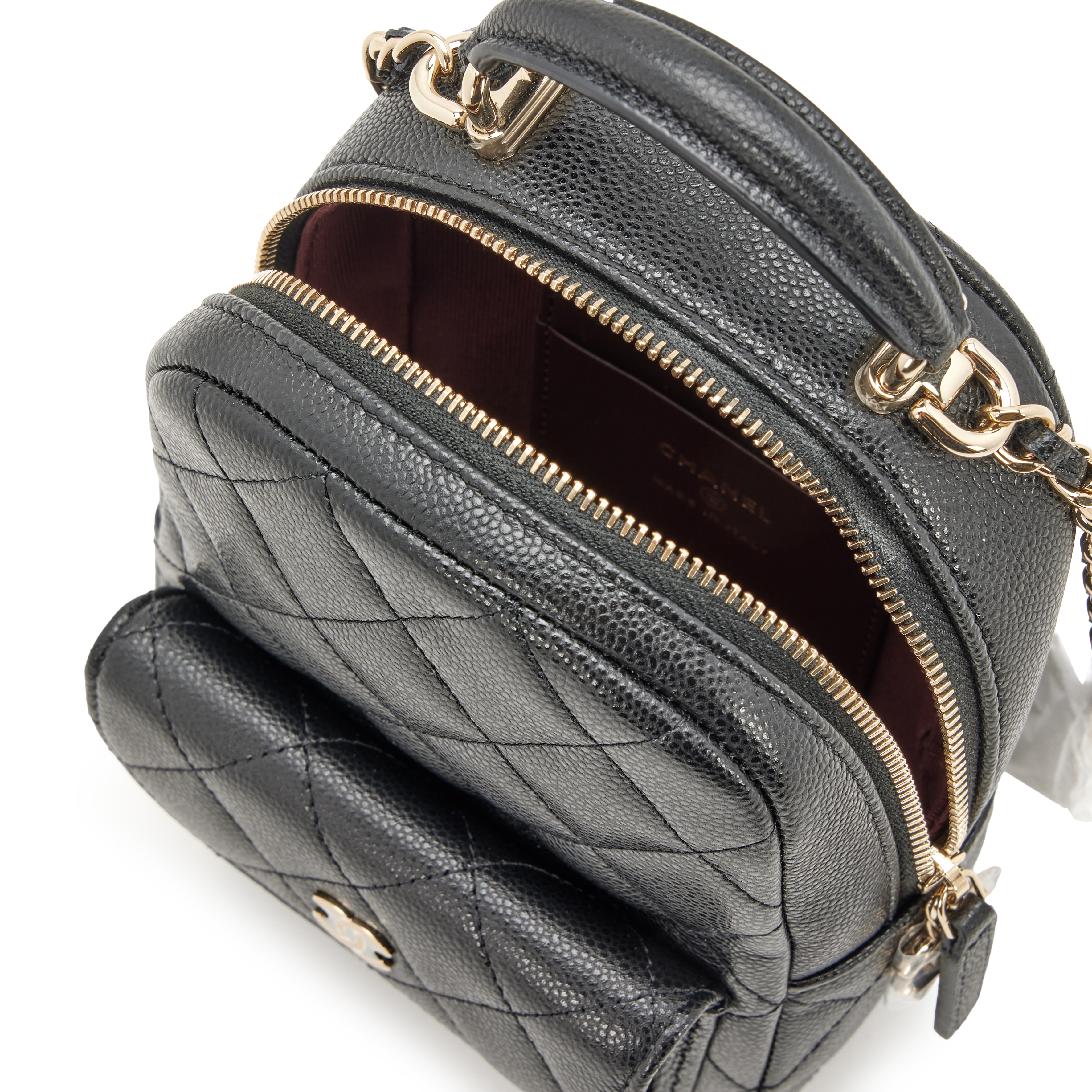 2025SS 最新作♡ CHANEL ミニバックパック ブラック 25S♪ブラック【CHANEL】シャネルミニ バックパック
