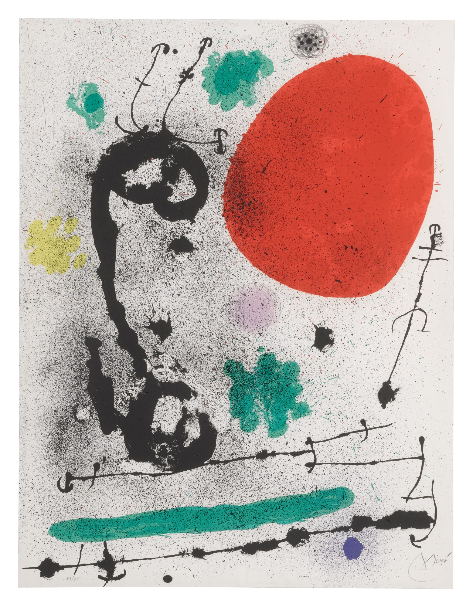 Miro Insects JOAN MIRÓ | MIGRATORY BIRD: TWO PLATES (MOURLOT 651 & 652) | Prints ...
