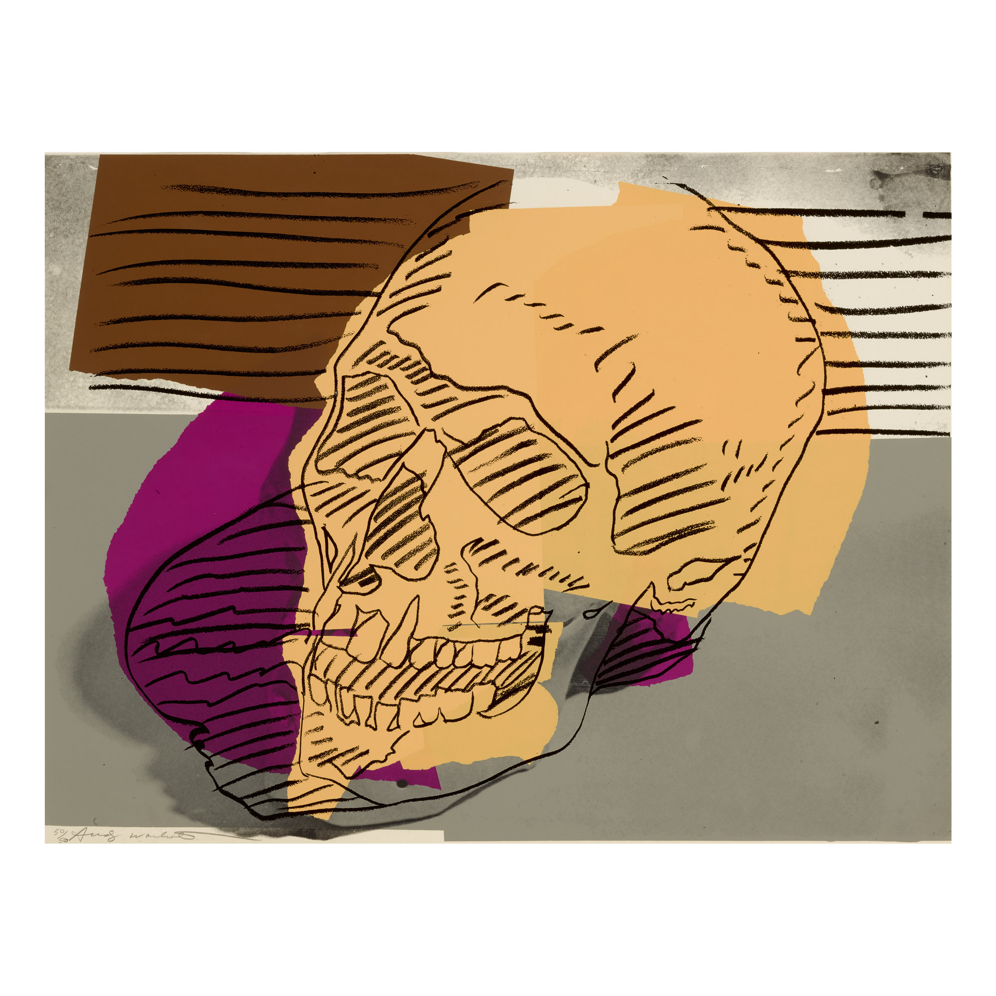 ANDY WARHOL SKULLS (F. & S. II.157160) Important Prints and