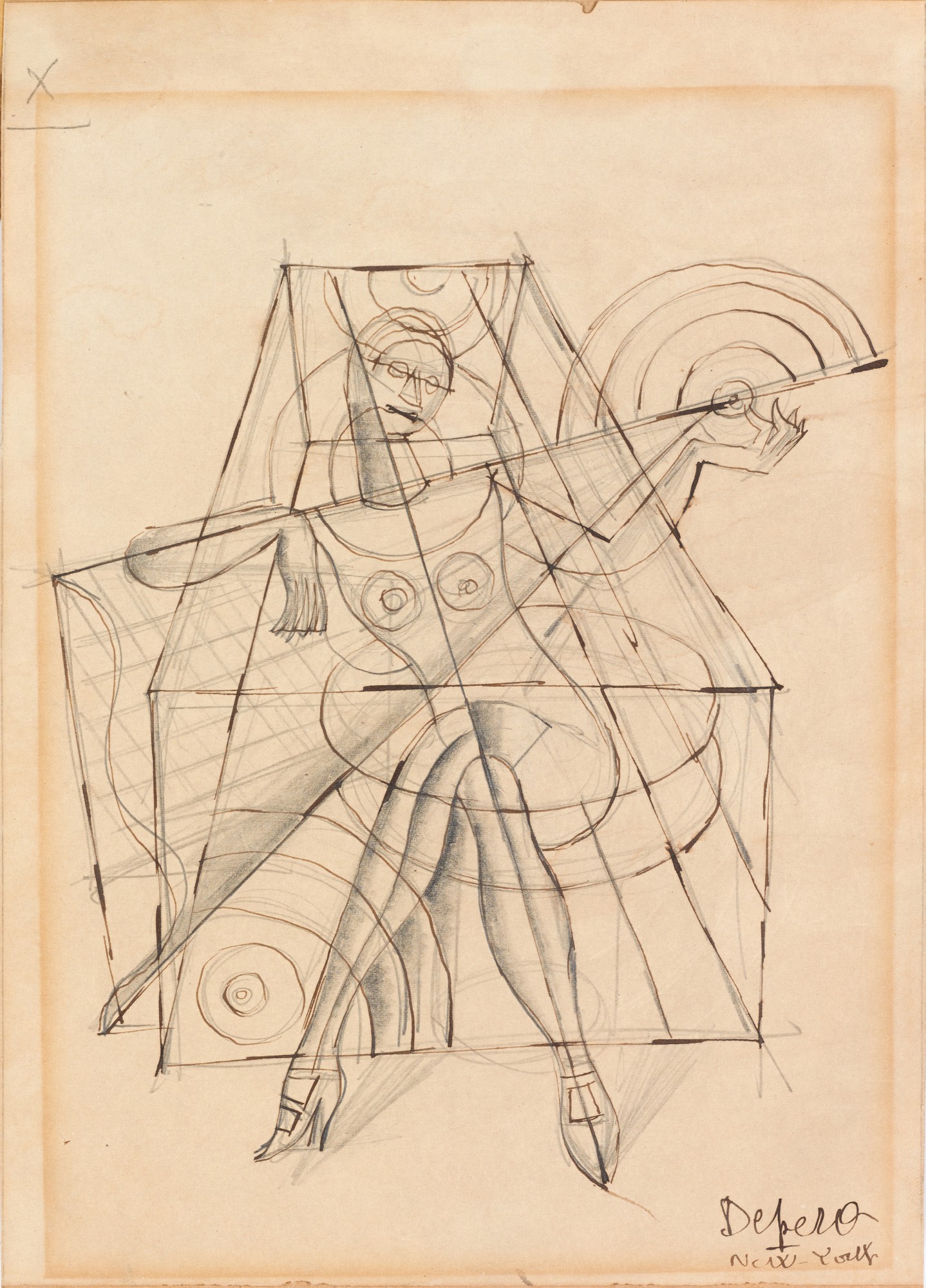 Donna seduta Contemporary Curated Milan 2020 Sotheby's