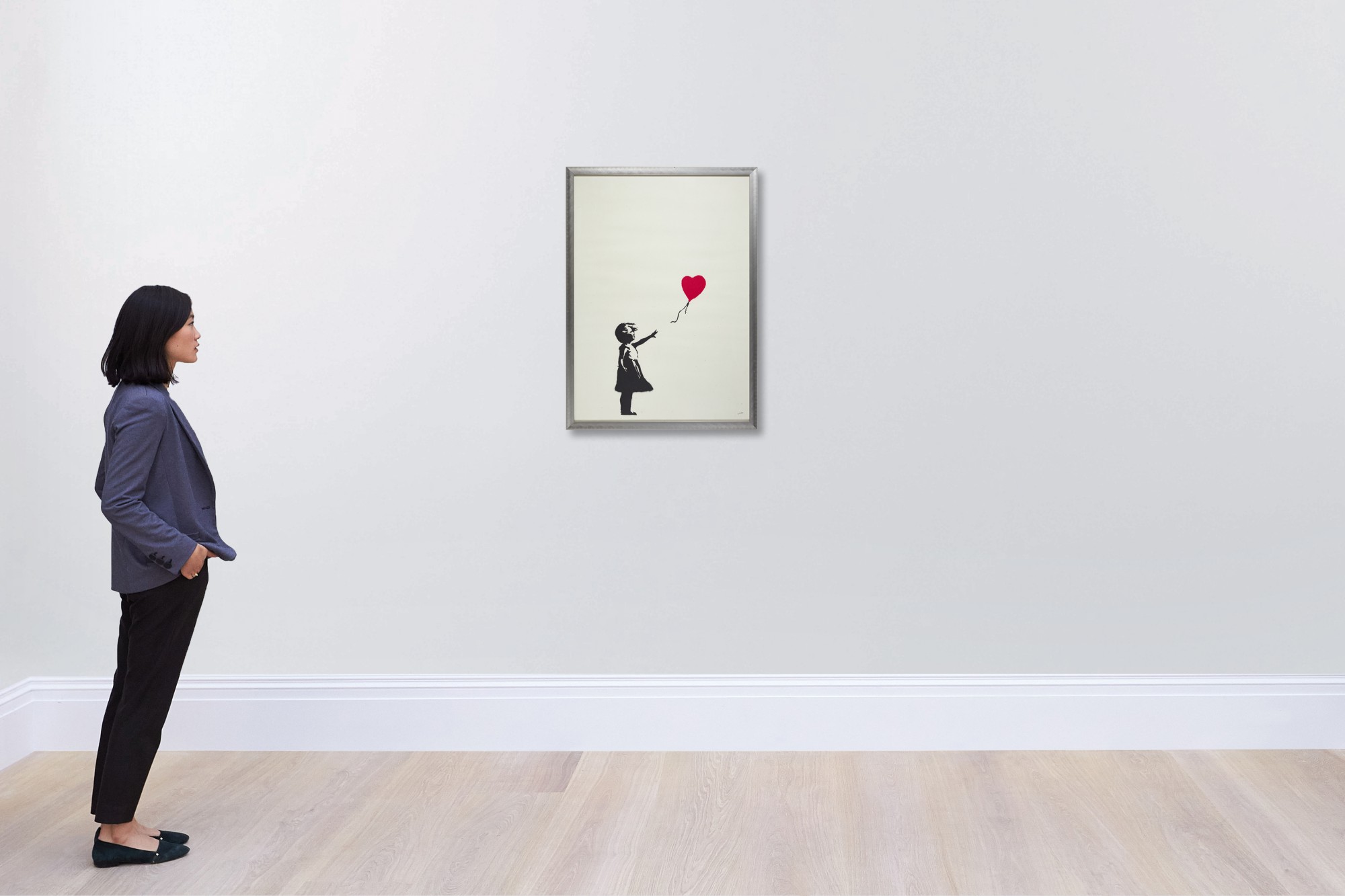 Girl with Balloon Banksy 2022 Sotheby's
