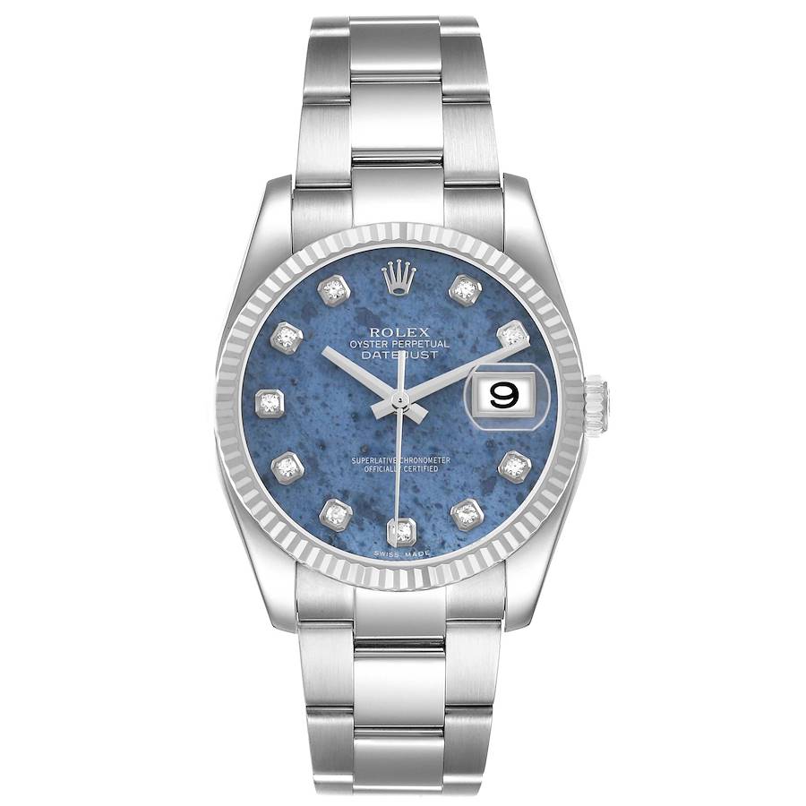 Rolex Datejust Sodalite Dial (Reference 116234). A 36mm White Gold