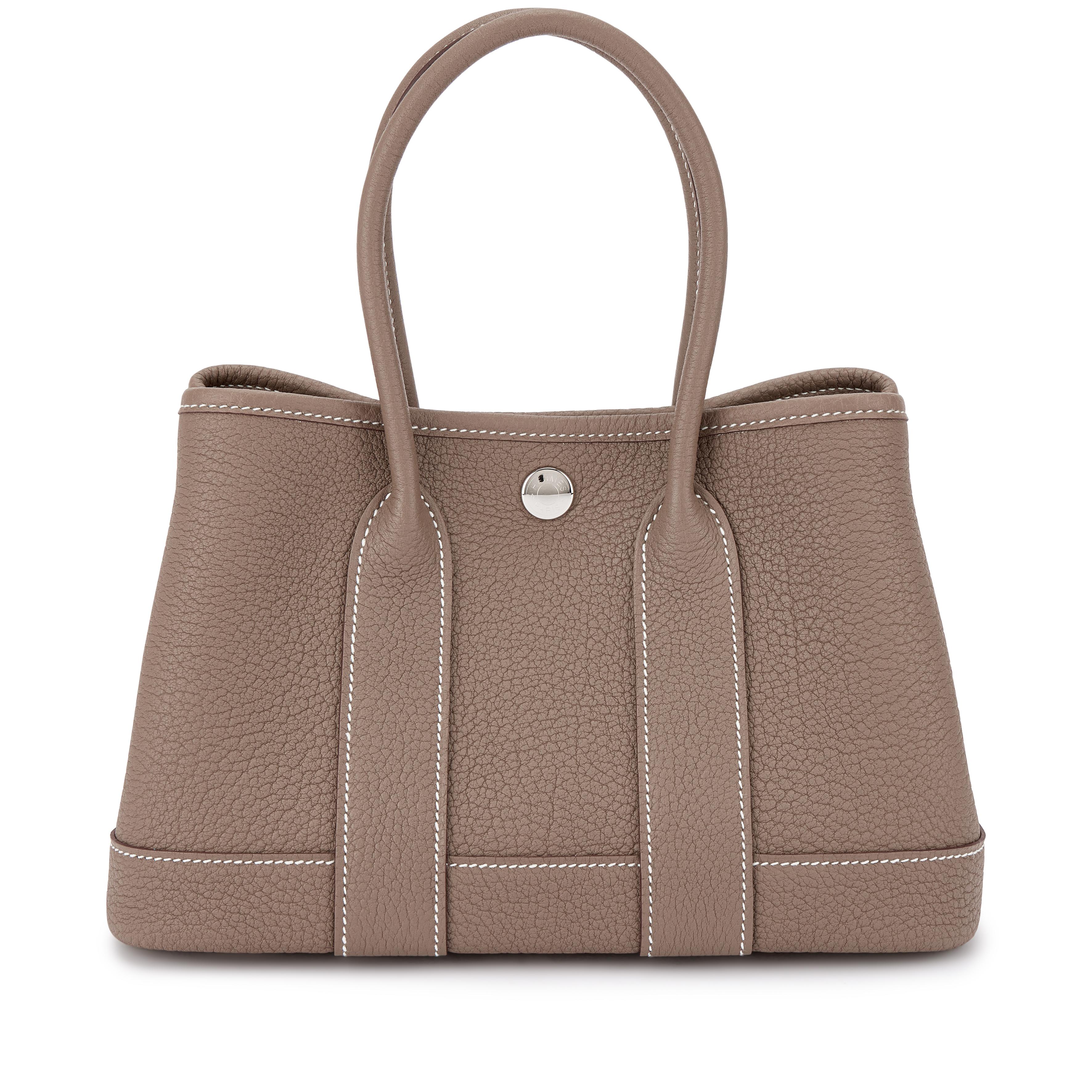 Hermès Etoupe Negonda Neo Garden Party 23 Palladium Hardware, 2025