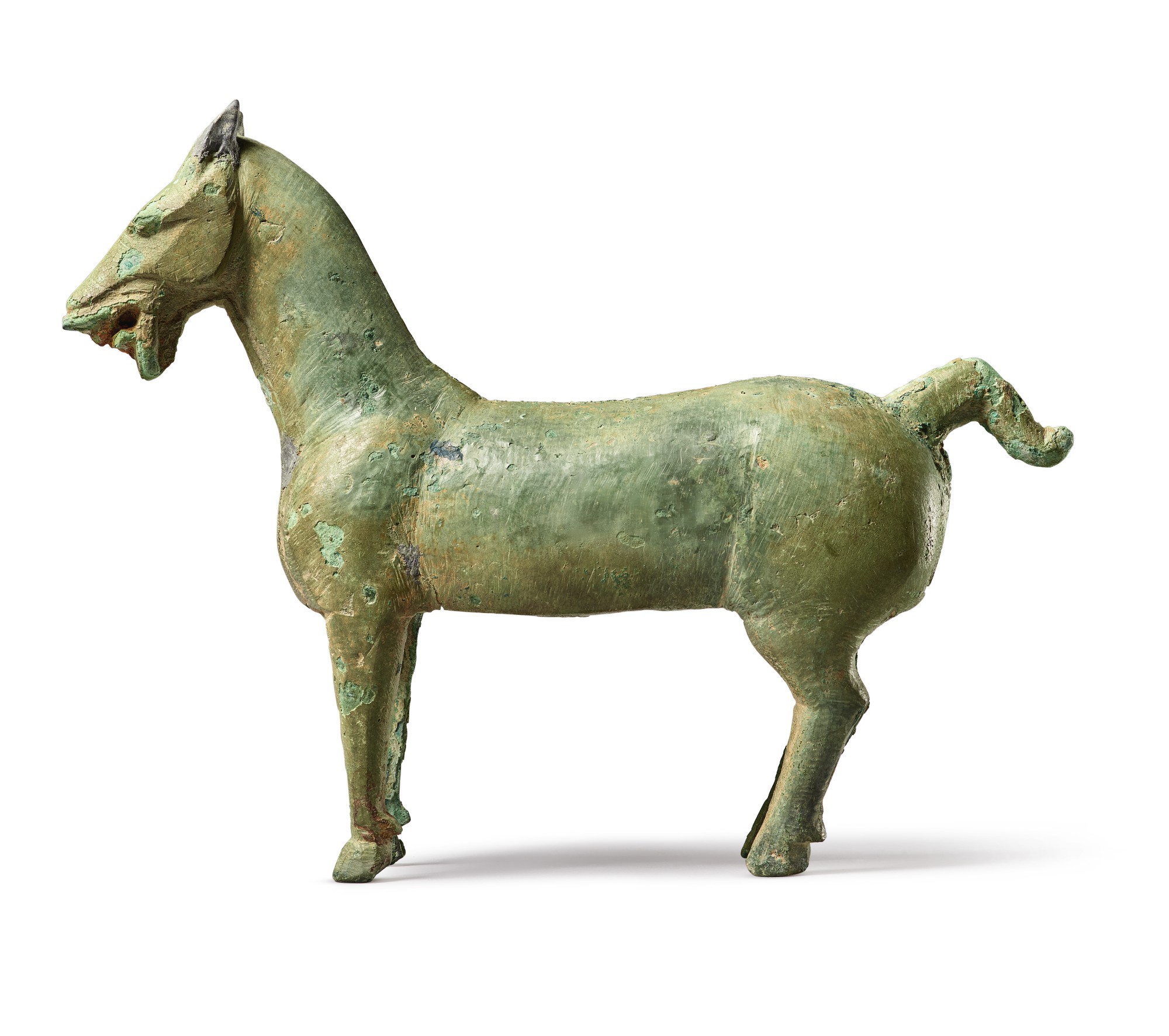 An archaic bronze horse, Han dynasty | 漢 青銅馬 | Important Chinese Art ...