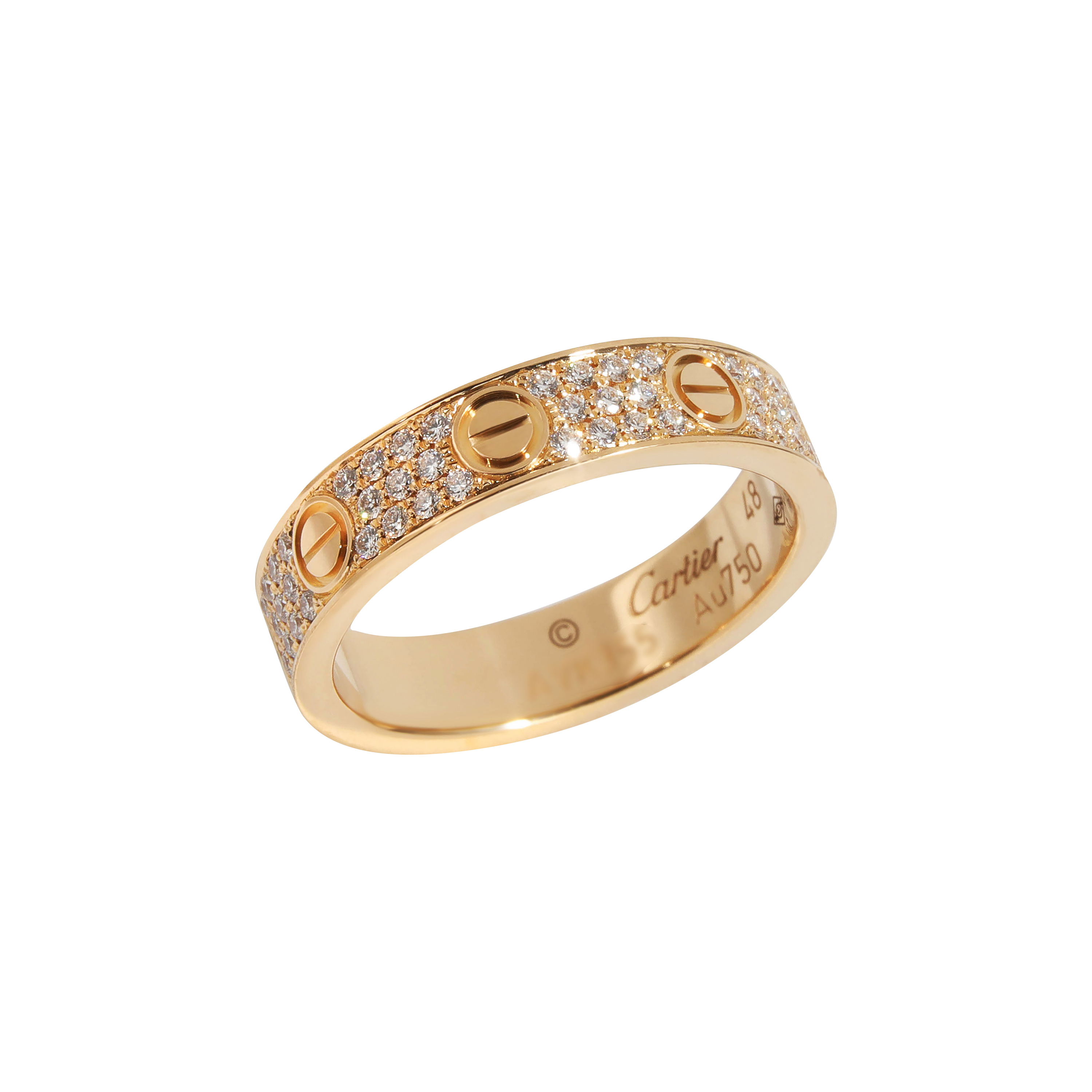 Cartier Gold And Diamond Small Love Ring Available For