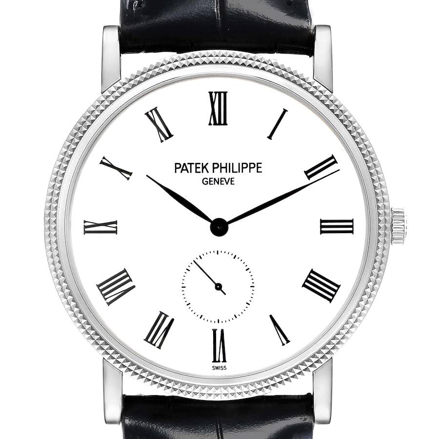 Patek Philippe Calatrava (Reference 5119G-001). A white gold manual wristwatch. - Image 2