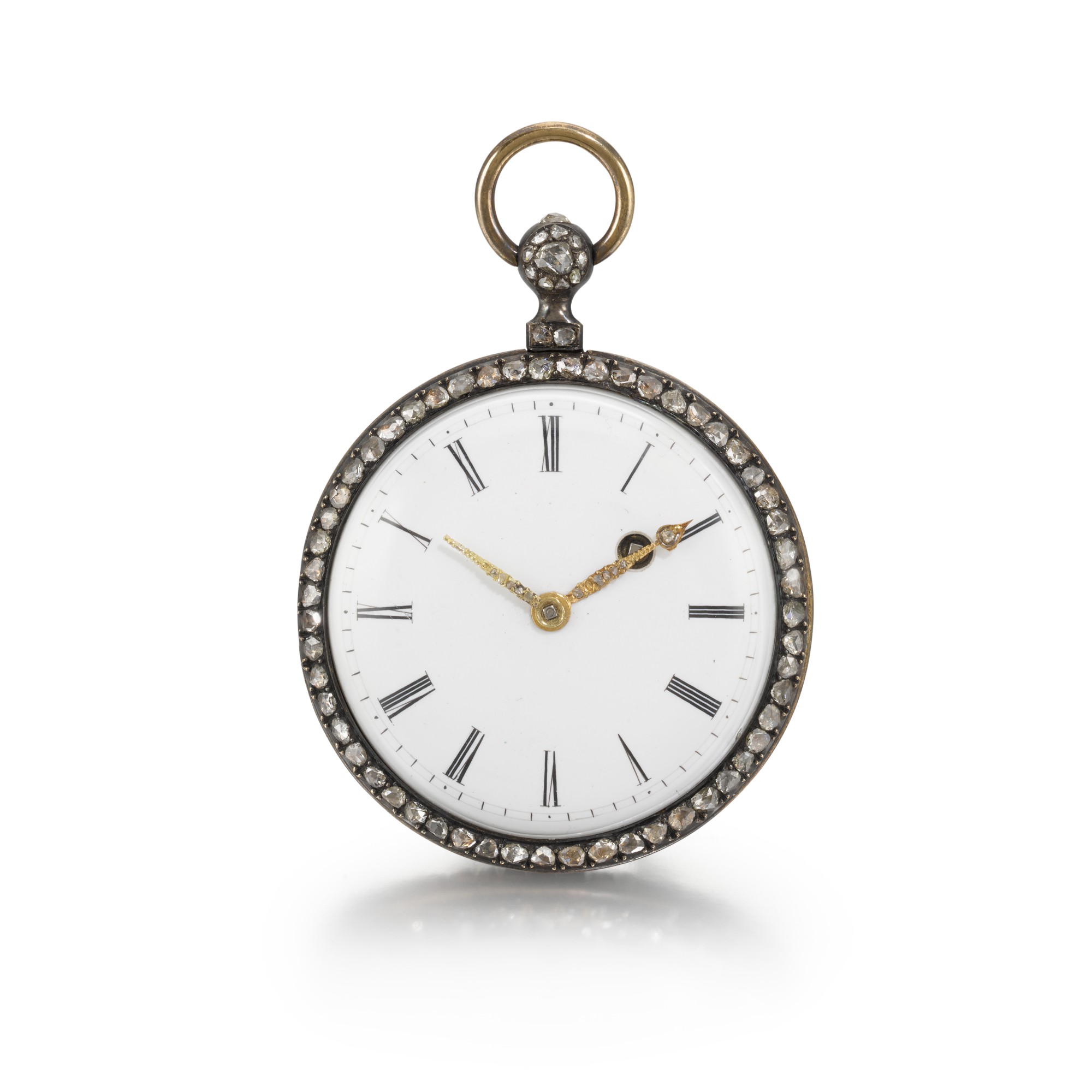 Gold, Silver, Enamel And Diamond Verge Watch, Circa 1800 | Fine Watches
