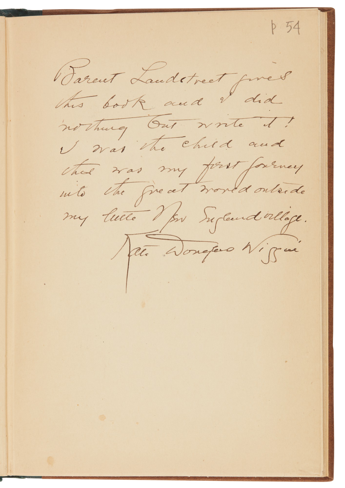 Wiggin, A Child's Journey with Dickens, 1912, first edition