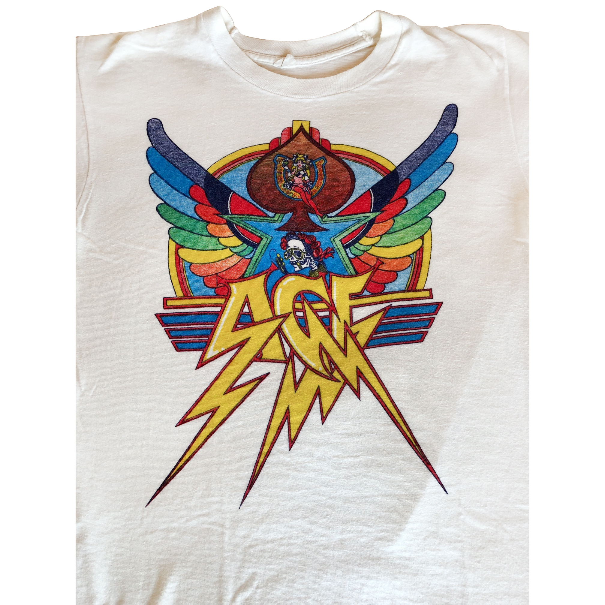ミュージシャン Grateful Dead Ace Bob Weir T-shirt Vintage 1972 Grateful Dead Bob Weir Ace Shirt - TokoPyramid