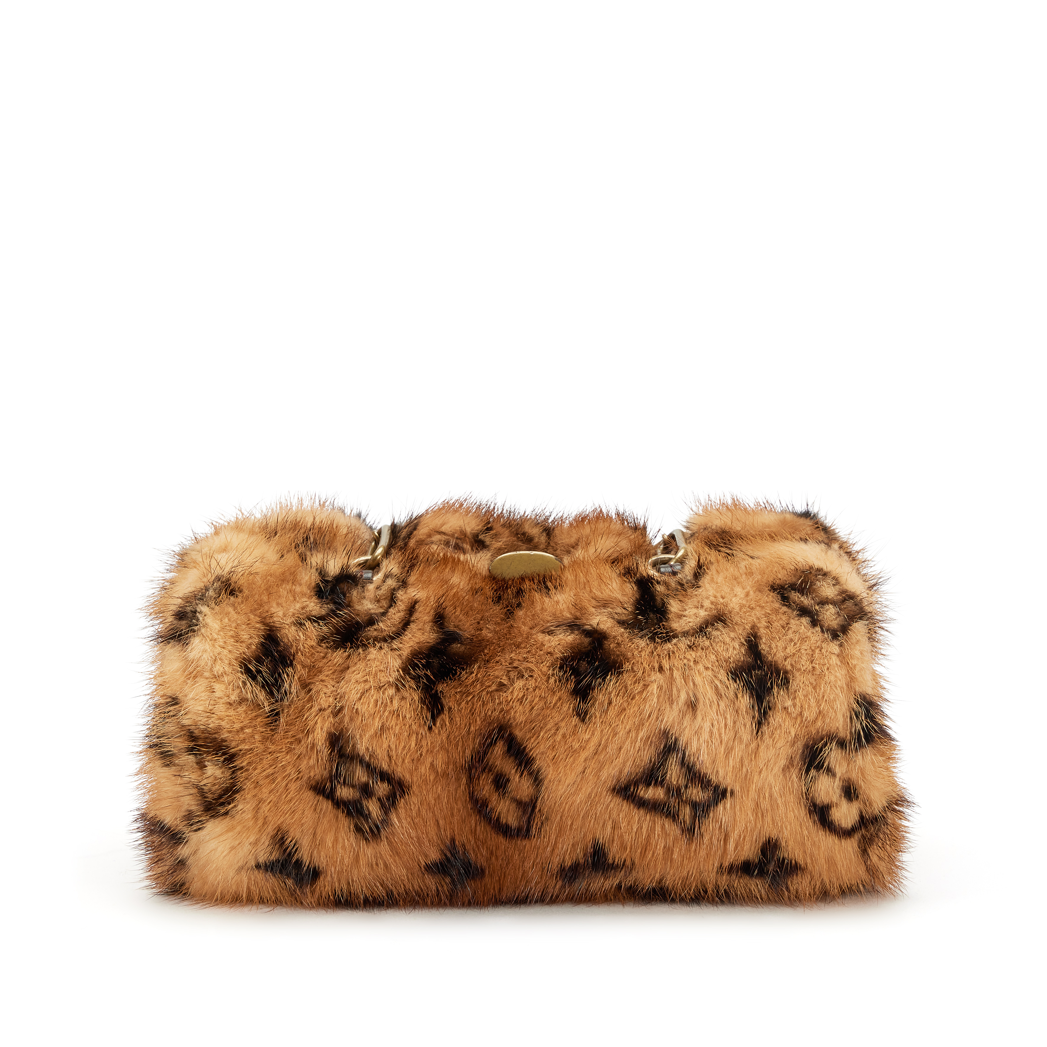 Louis Vuitton Vintage Brown Monogram Mink And Alligator Les