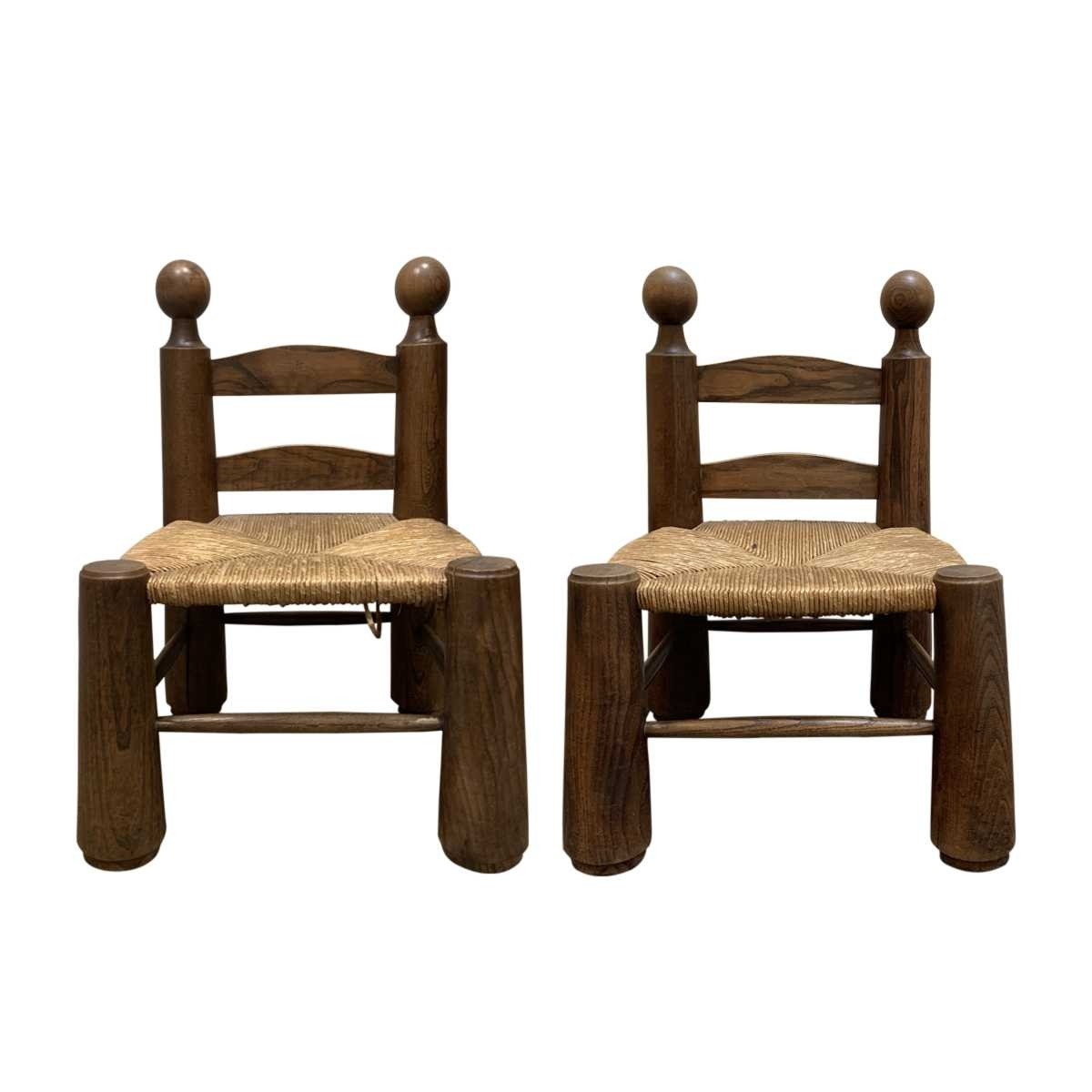 Vintage Shaker Style Small Ladderback Chairs Available For Immediate