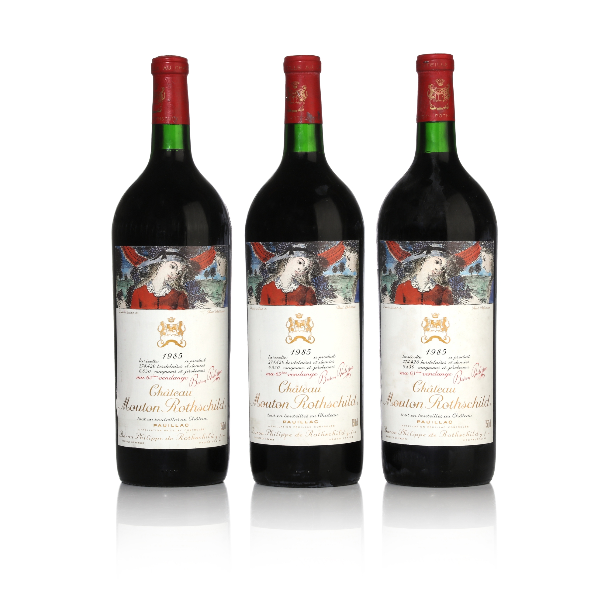 Château Mouton Rothschild 1985 (3 MAG) Eminent Alpine Cellars