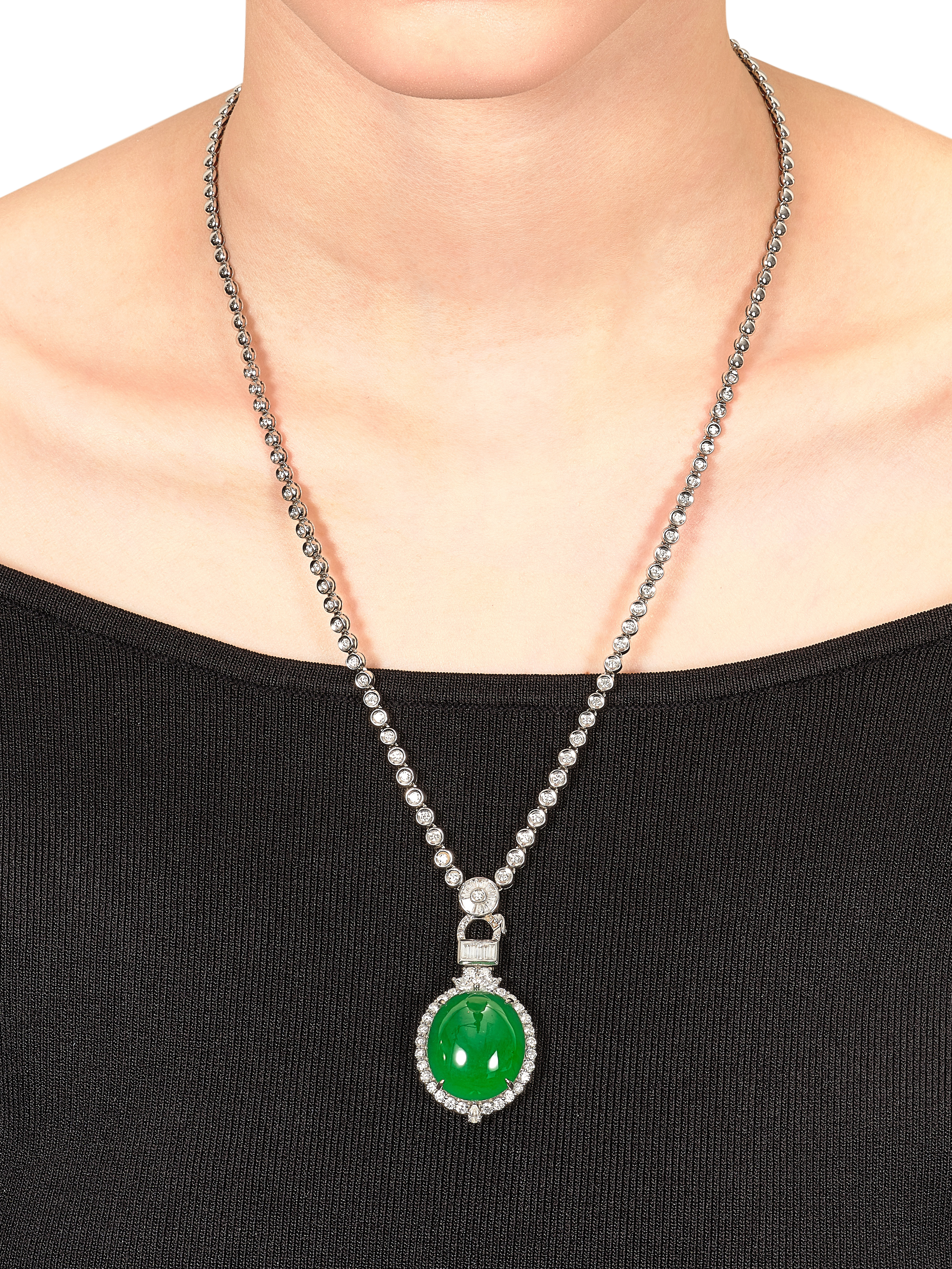 Ruby Pendent Necklace | 天然翡翠 