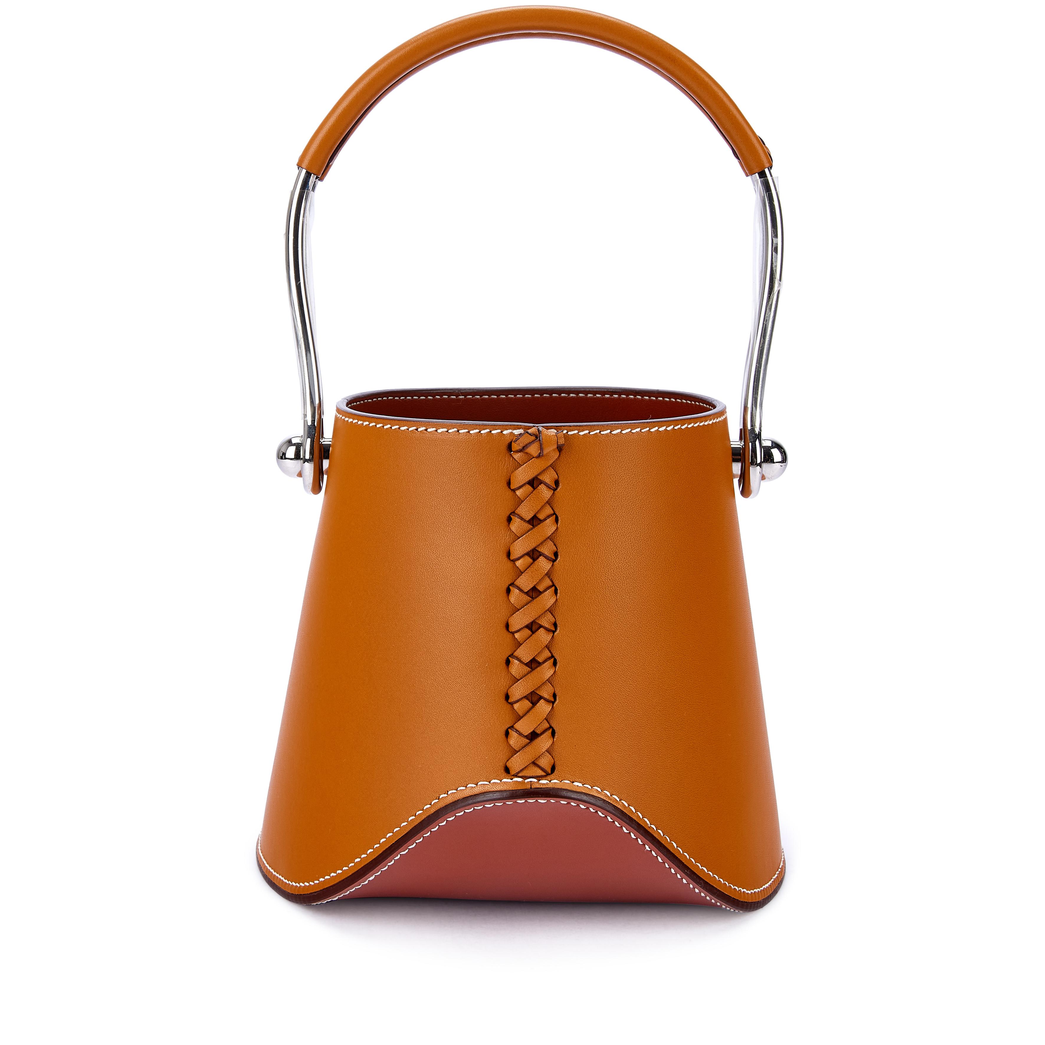 Hermès Naturel Sable And Fauve Butler Sabot Palladium Hardware
