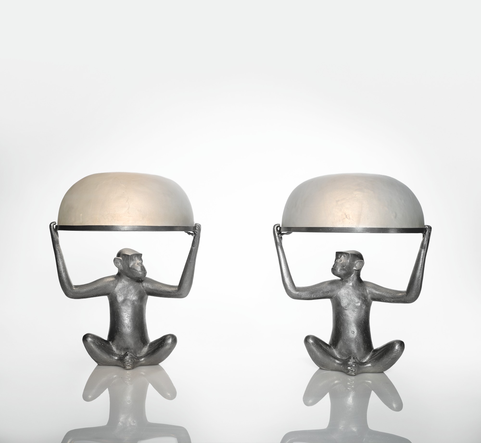 "Singe Allumé" Table Lamp Important Design 2020 Sotheby's