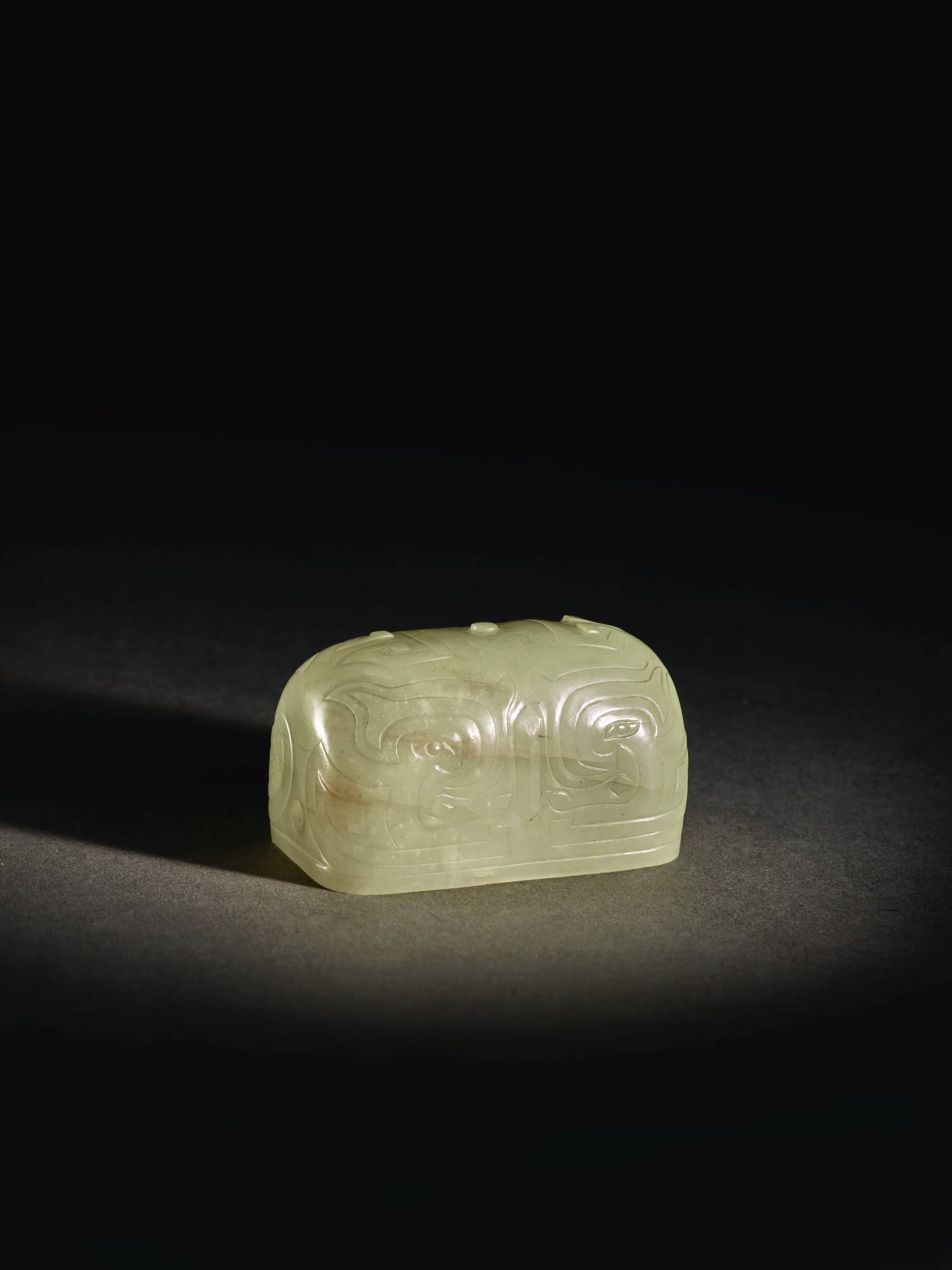 A PALE CELADON JADE HAIR ORNAMENT, MING DYNASTY Junkunc Chinese Jade