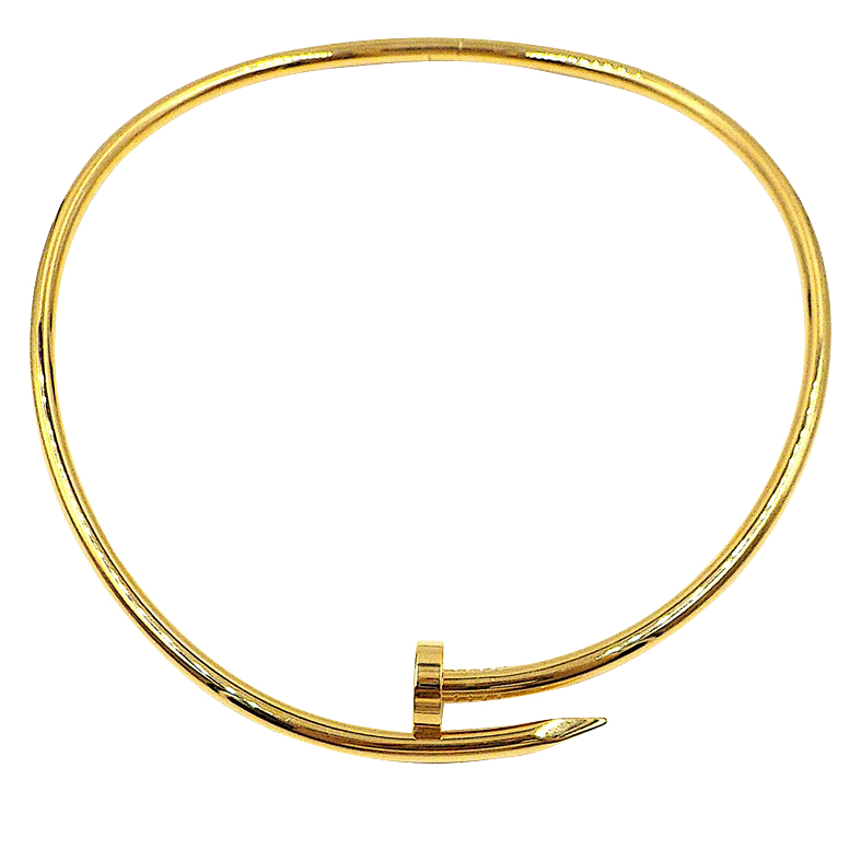 公式 Un Juste Gold Cartier Clou For Available Necklace Collar アクセサリー