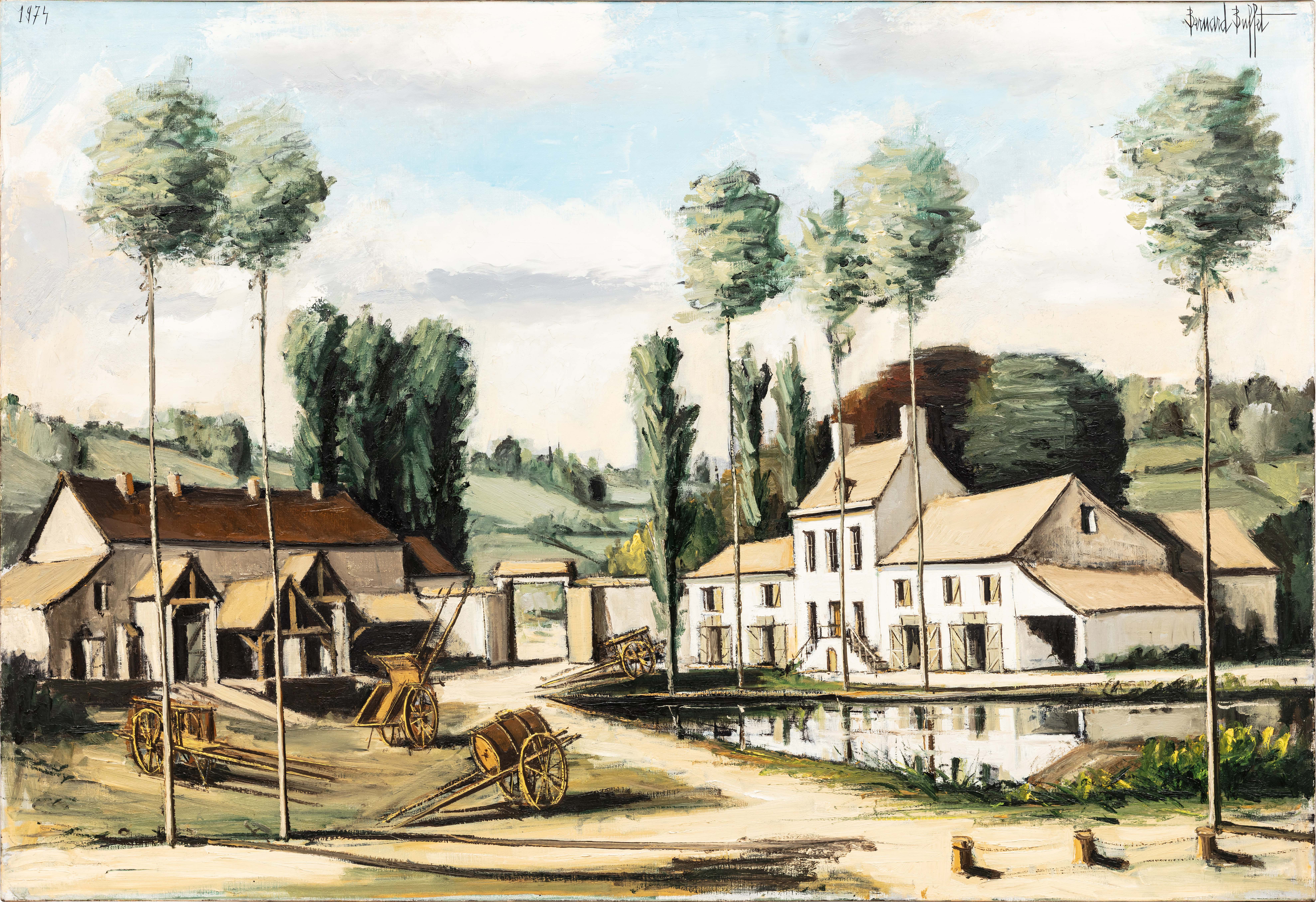 ベルナール・ビュッフェ【Herbignies,la ferme du Lion】 ベルナール・ビュッフェ【Herbignies,la ferme du Lion】 - メルカリ