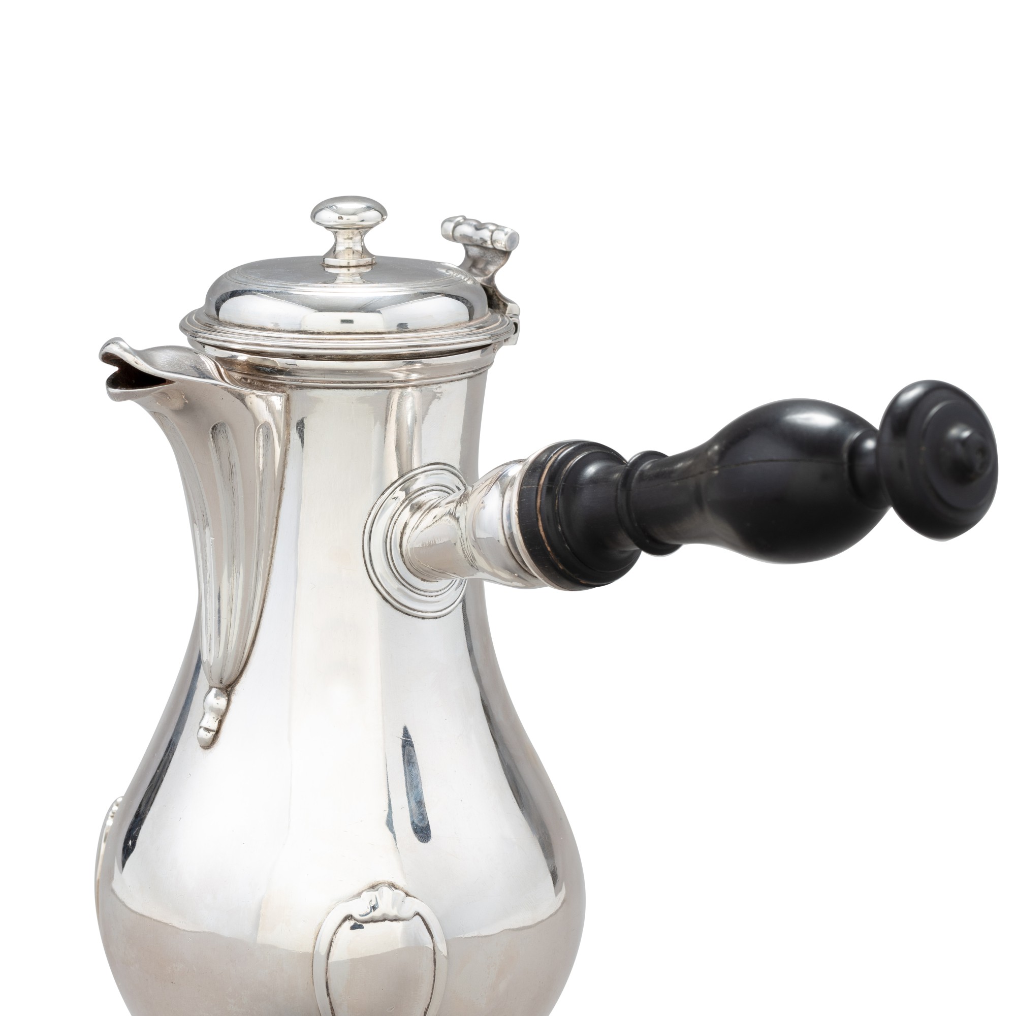 A silver tripod coffeepot, JeanCharles Morée, Paris, 17881789