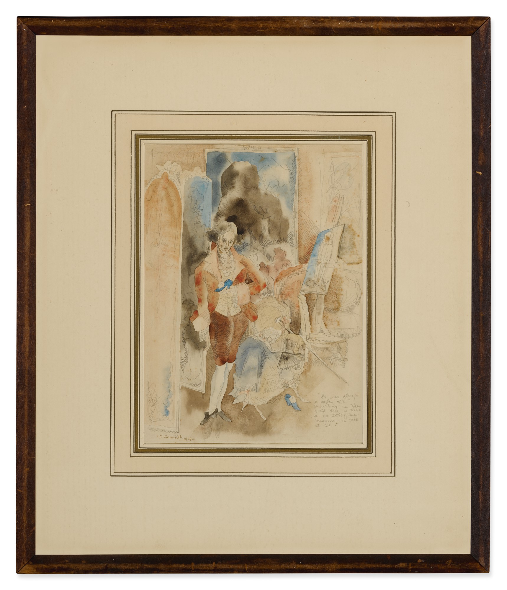 CHARLES DEMUTH A PRINCE OF COURT PAINTERS (NO. 1) American Art