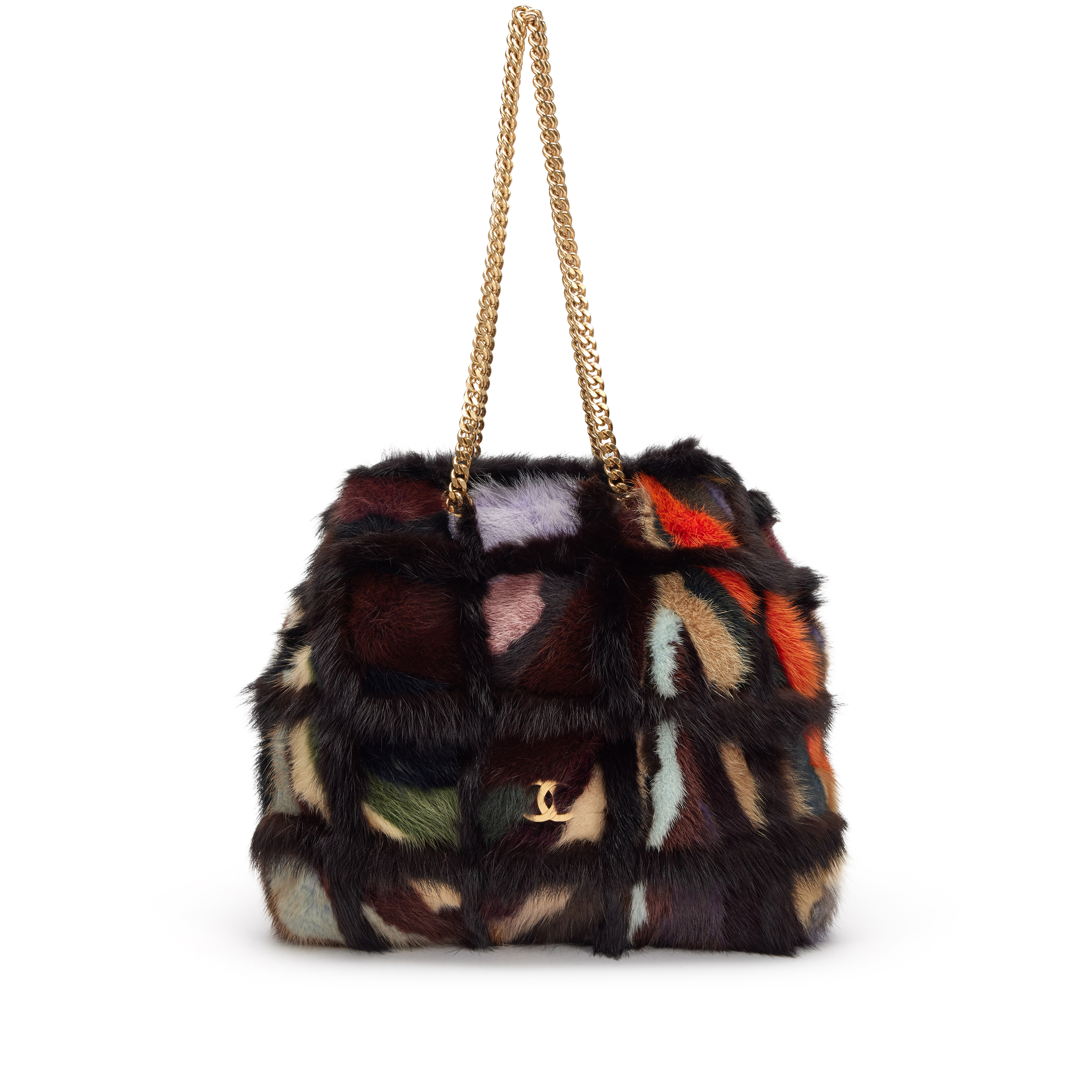 CHANEL シャネル chanel-multicolor-mink-fur-