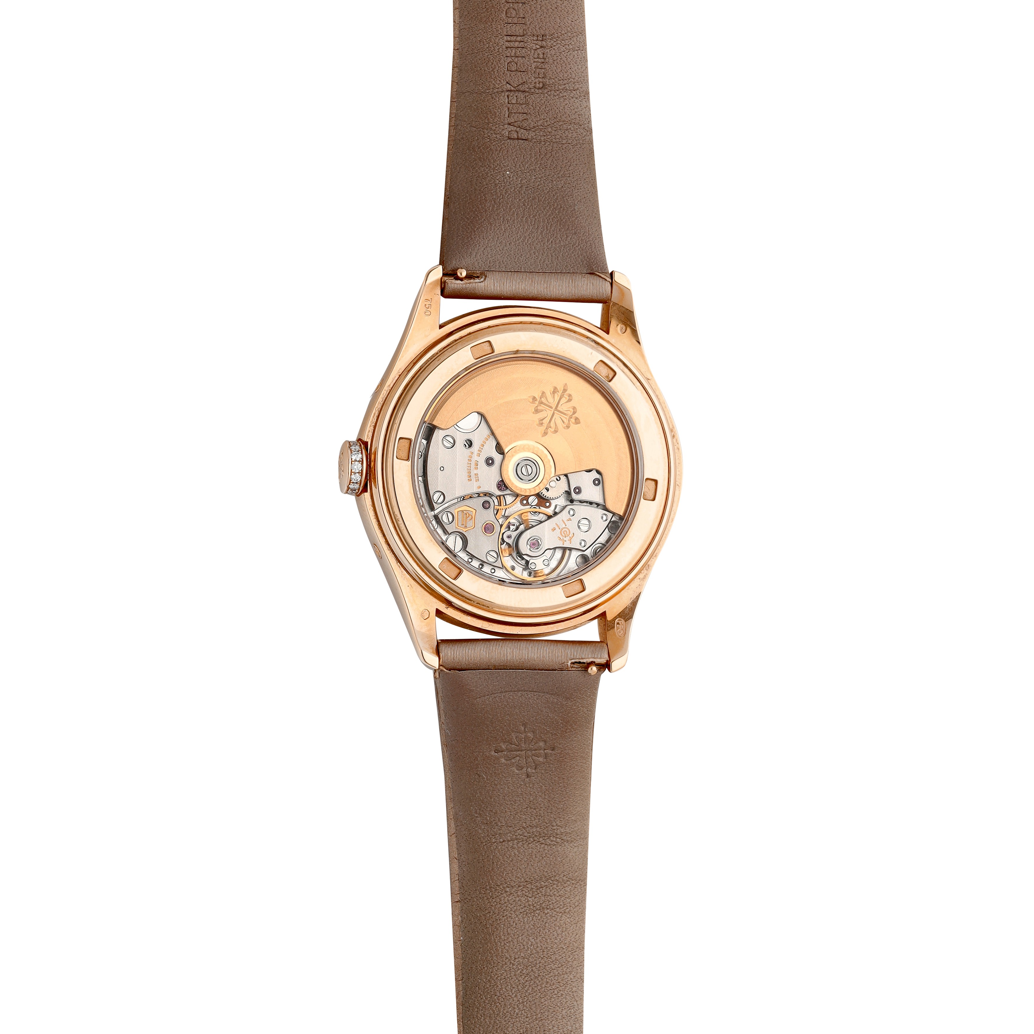 Annual Calendar Reference 4936R-001, an automatic rose gold wristwatch with  mother of pearl dial, Circa 2012