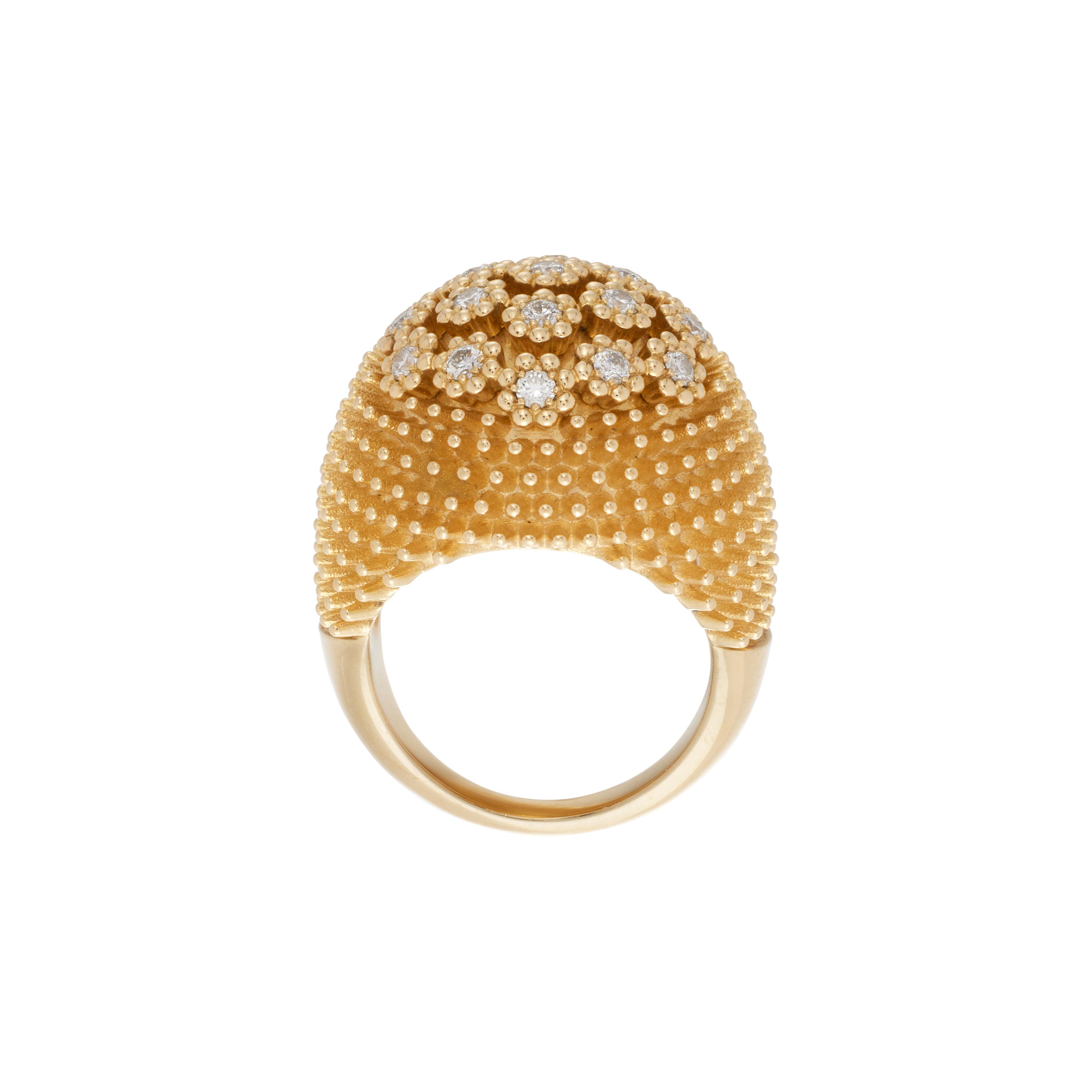 Cartier Rose Gold And Diamond Cactus De Cartier Ring Available For  Immediate Sale At Sotheby's