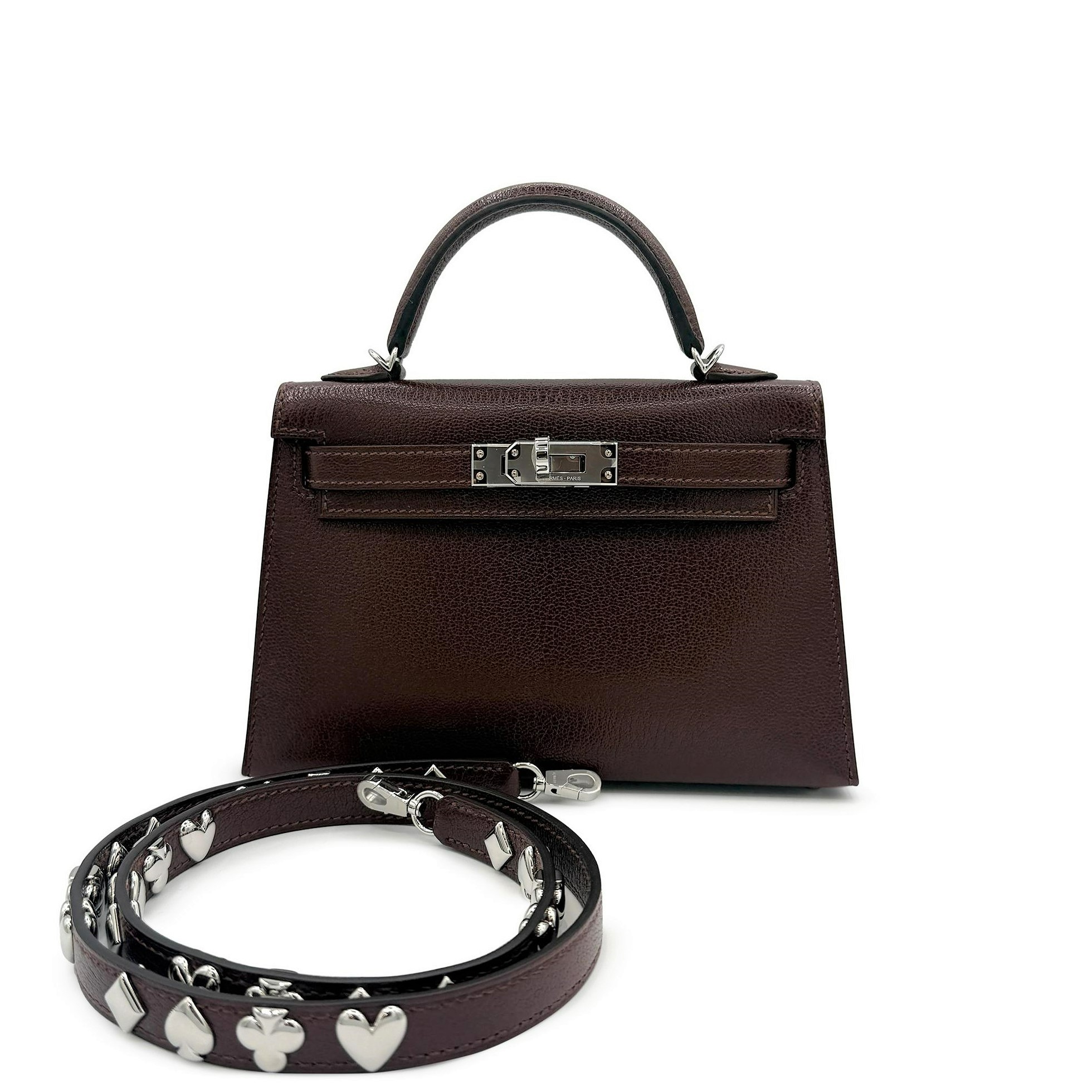 Hermès Limited Edition Terre Chèvre Chamkila Atouts Mini Kelly II