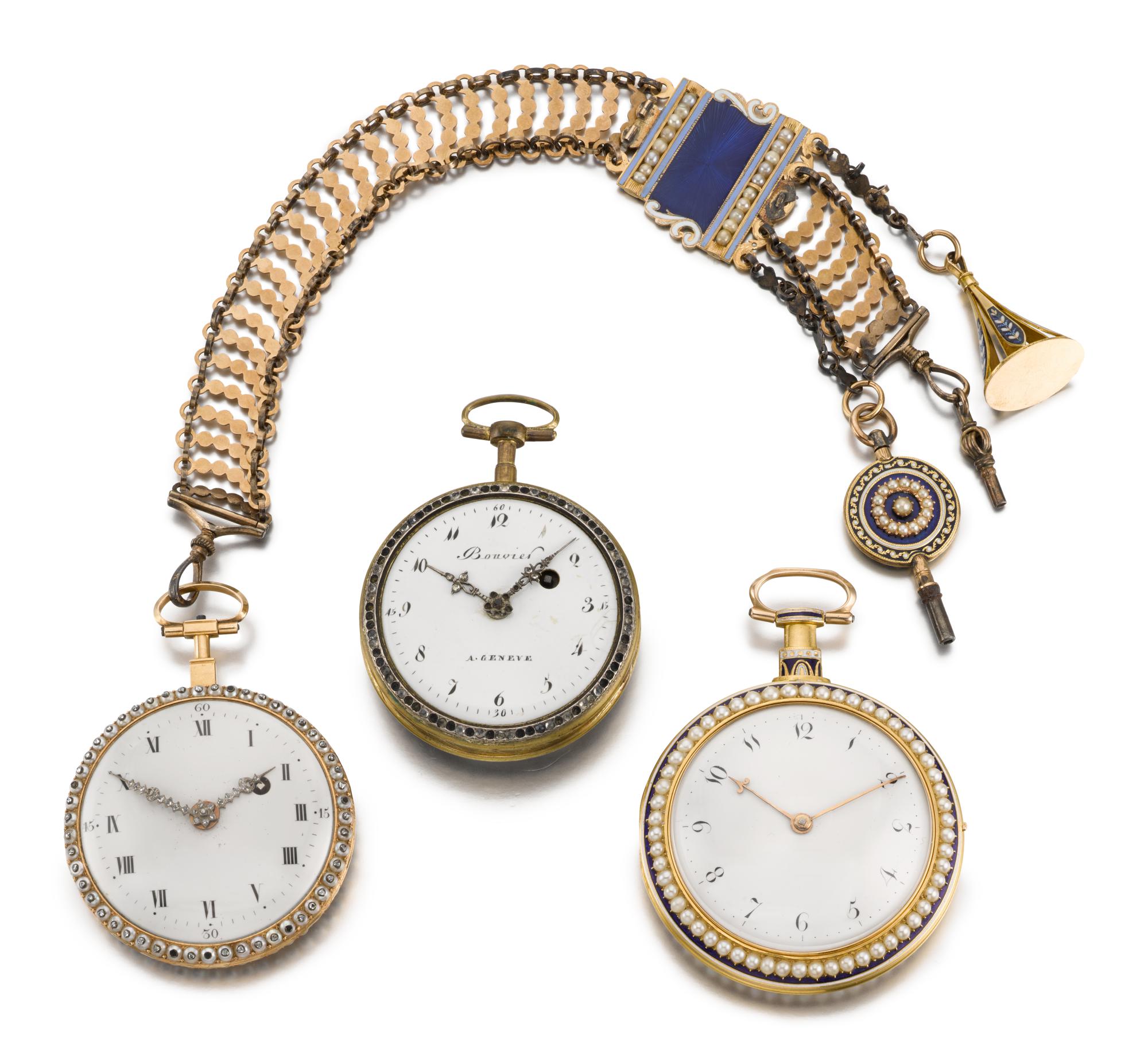 VARIOUS, GROUP OF THREE OPEN FACED WATCHES 19TH CENTURY Gentlemen’s