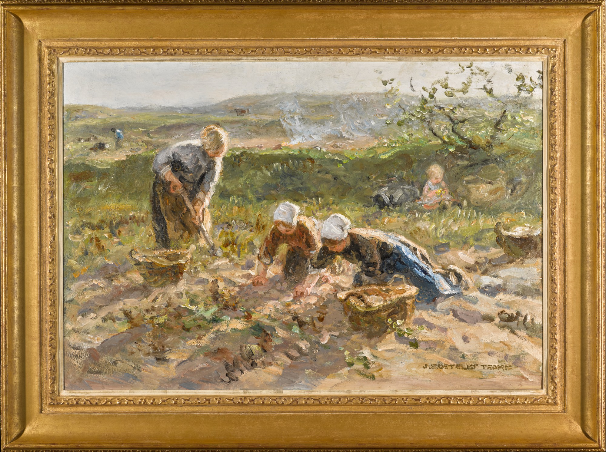 The Potato Harvest European & British Art 2020 Sotheby's