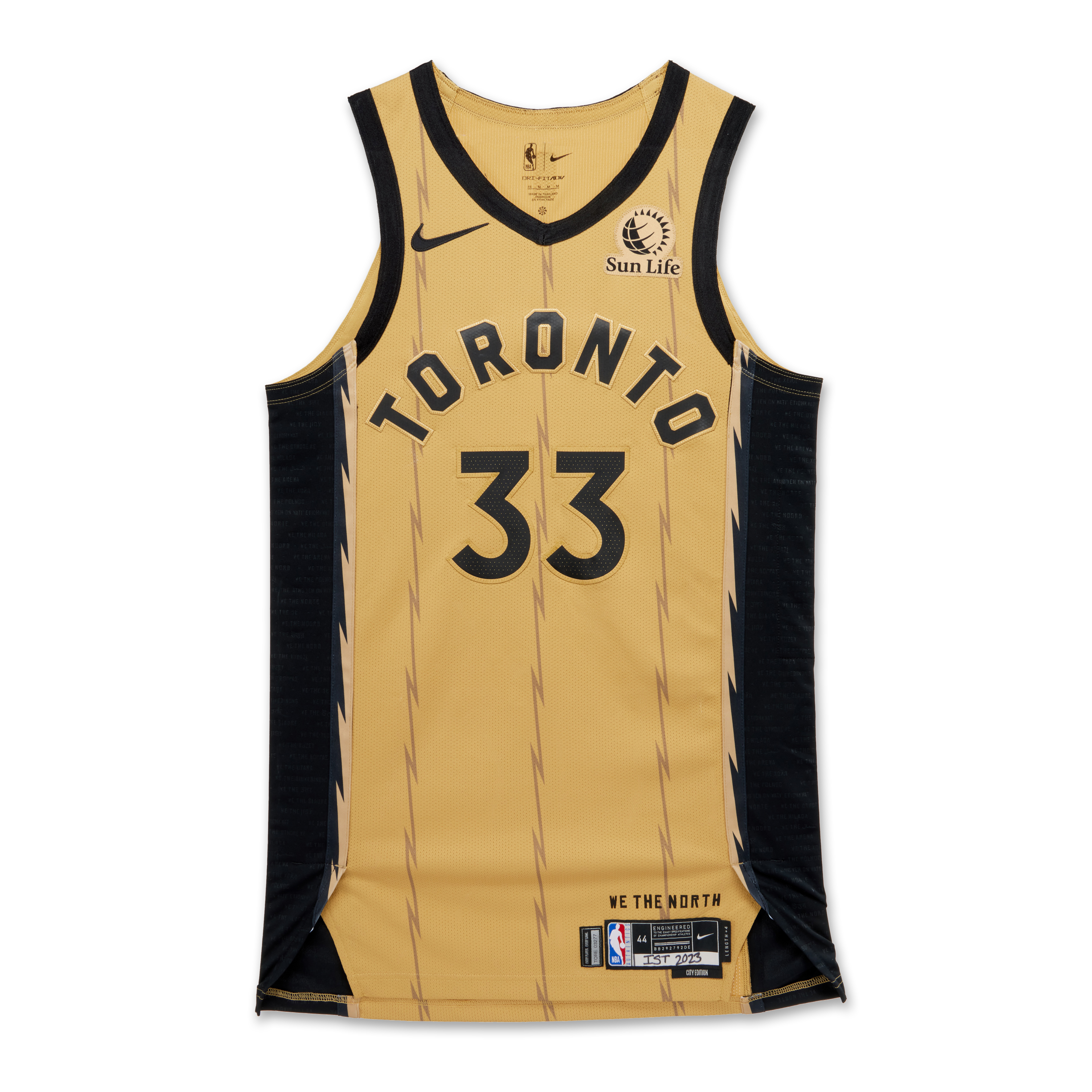 city edition raptors jersey