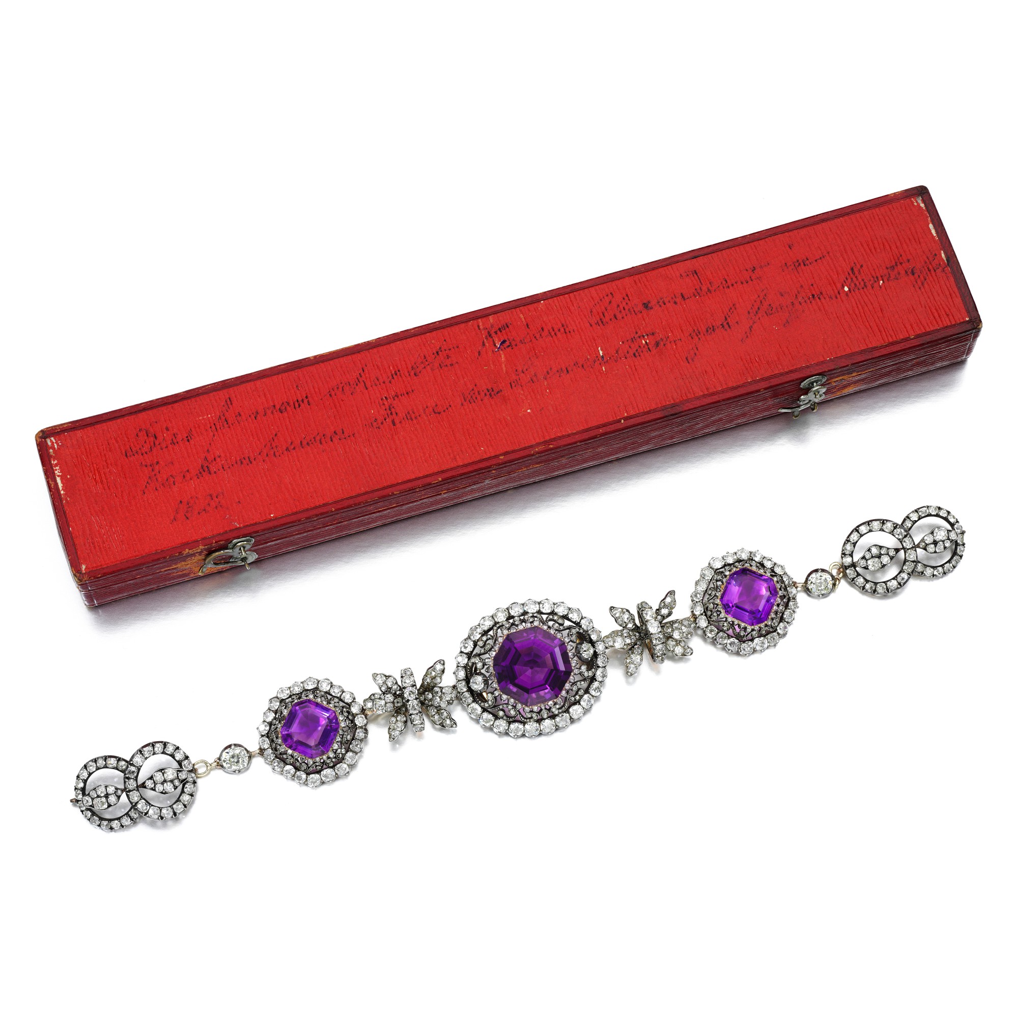 Amethyst And Diamond Necklace Early 19th Century The Weekly Edit Fine Jewels London 2020